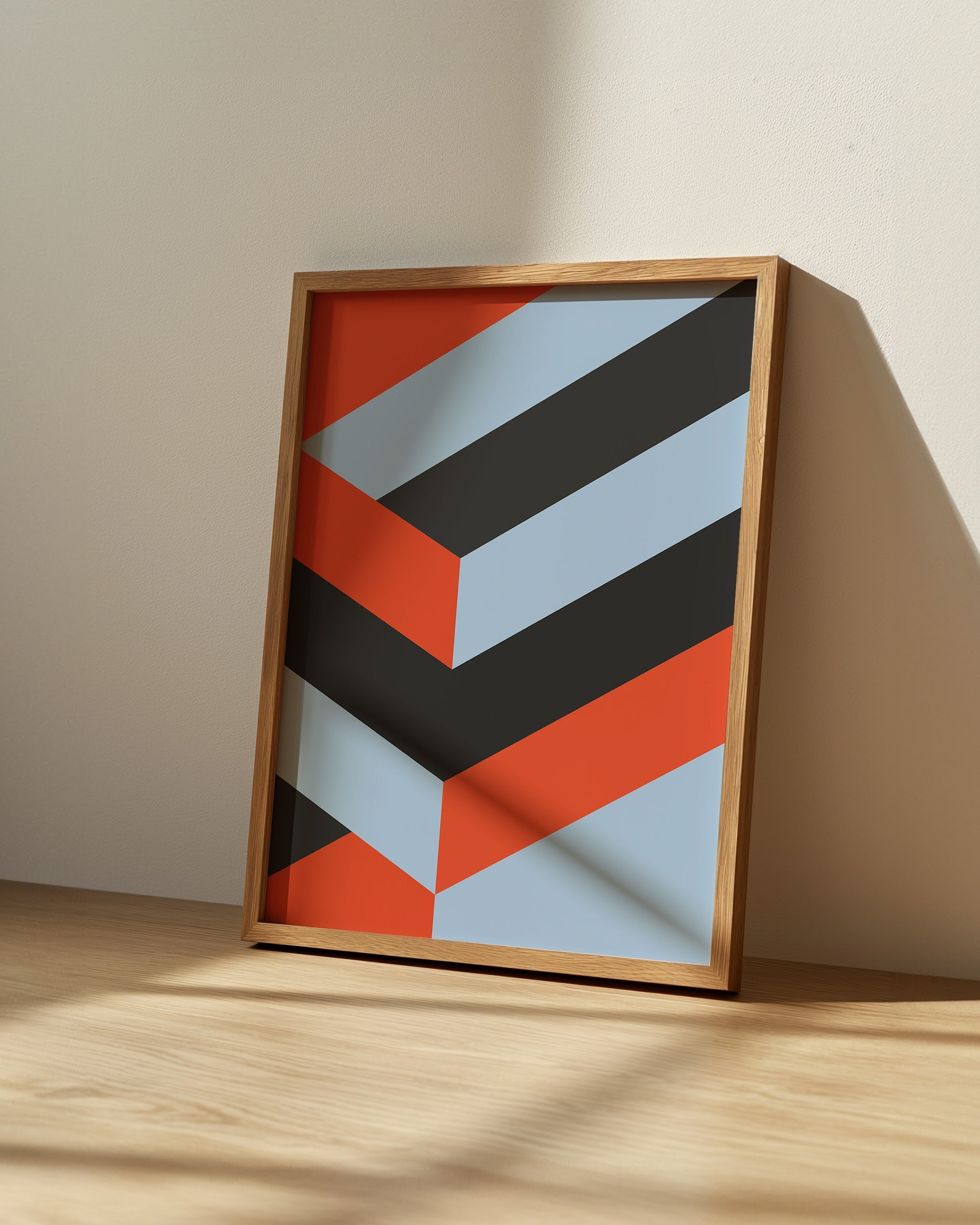 Kromatik Zikzak-poster-Poster Depo