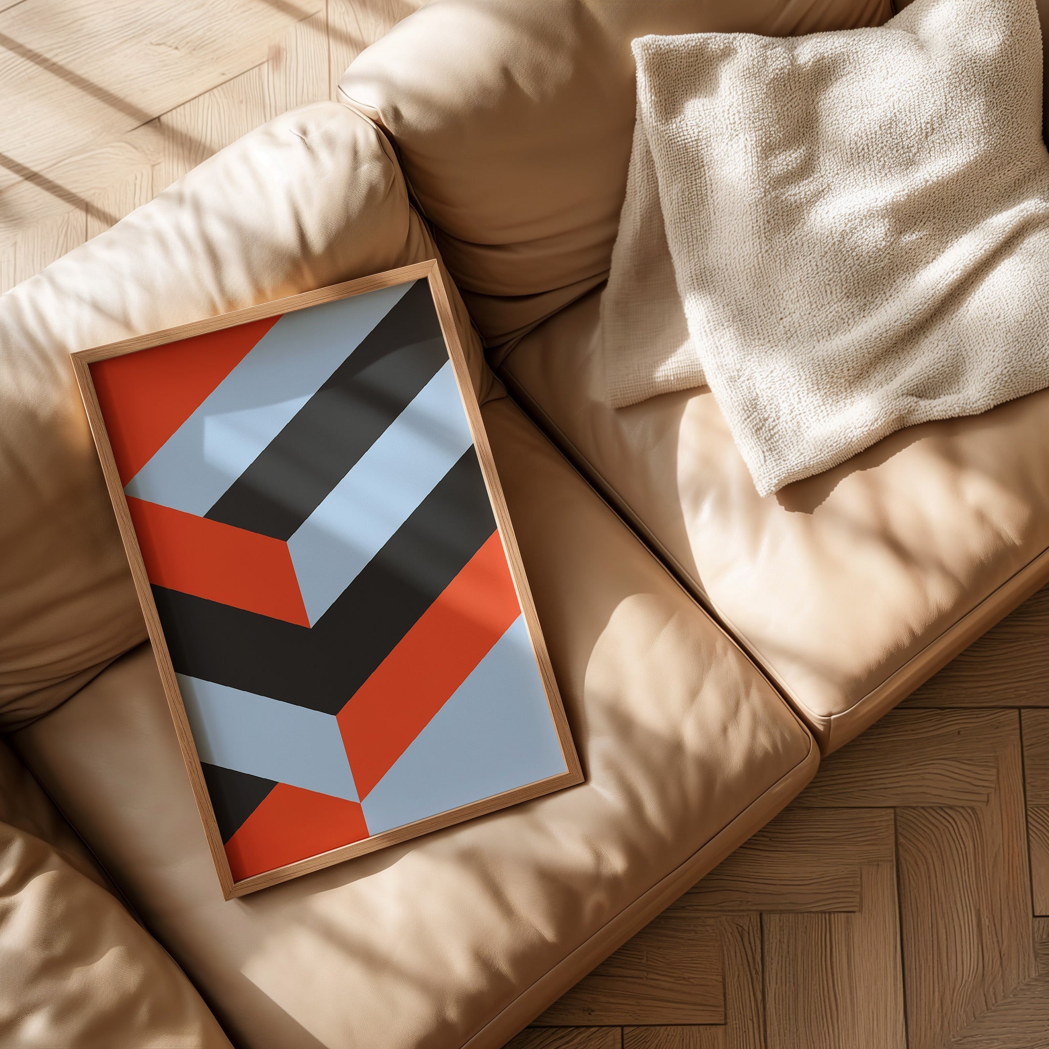 Kromatik Zikzak-poster-Poster Depo