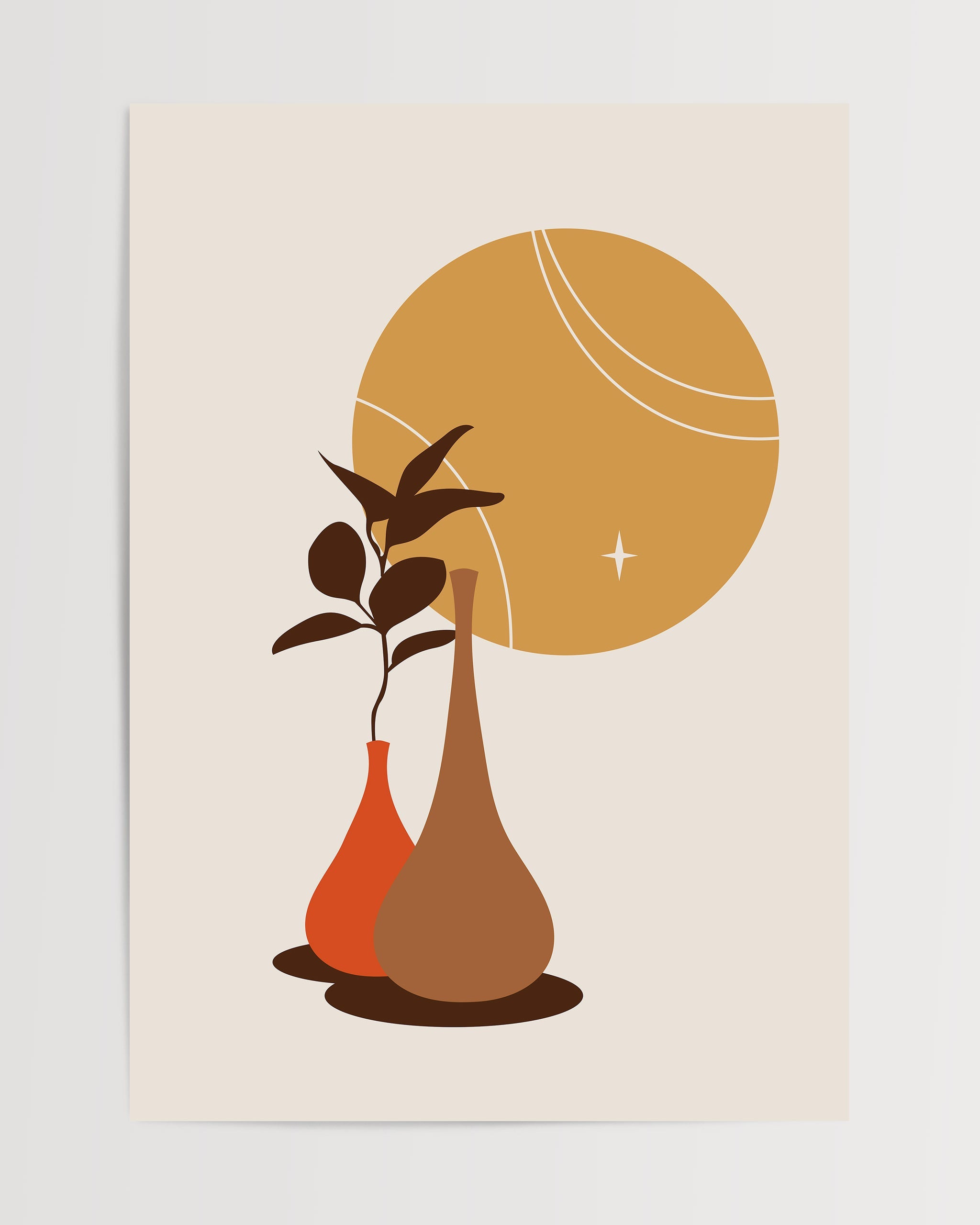 Rustik Hayal Botanik-poster-Poster Depo