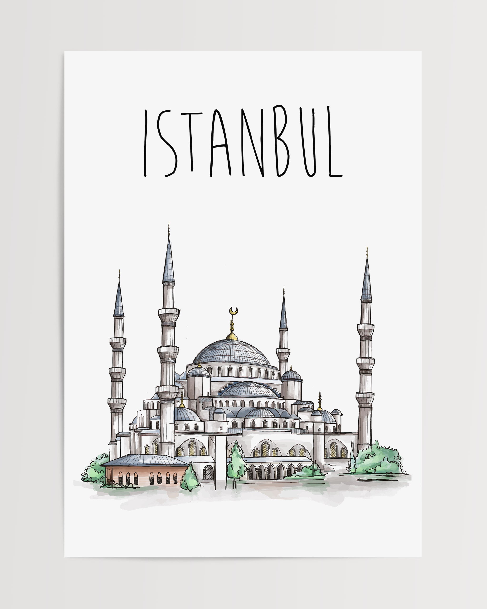 İstanbul Sultanahmet Camii-poster-Poster Depo