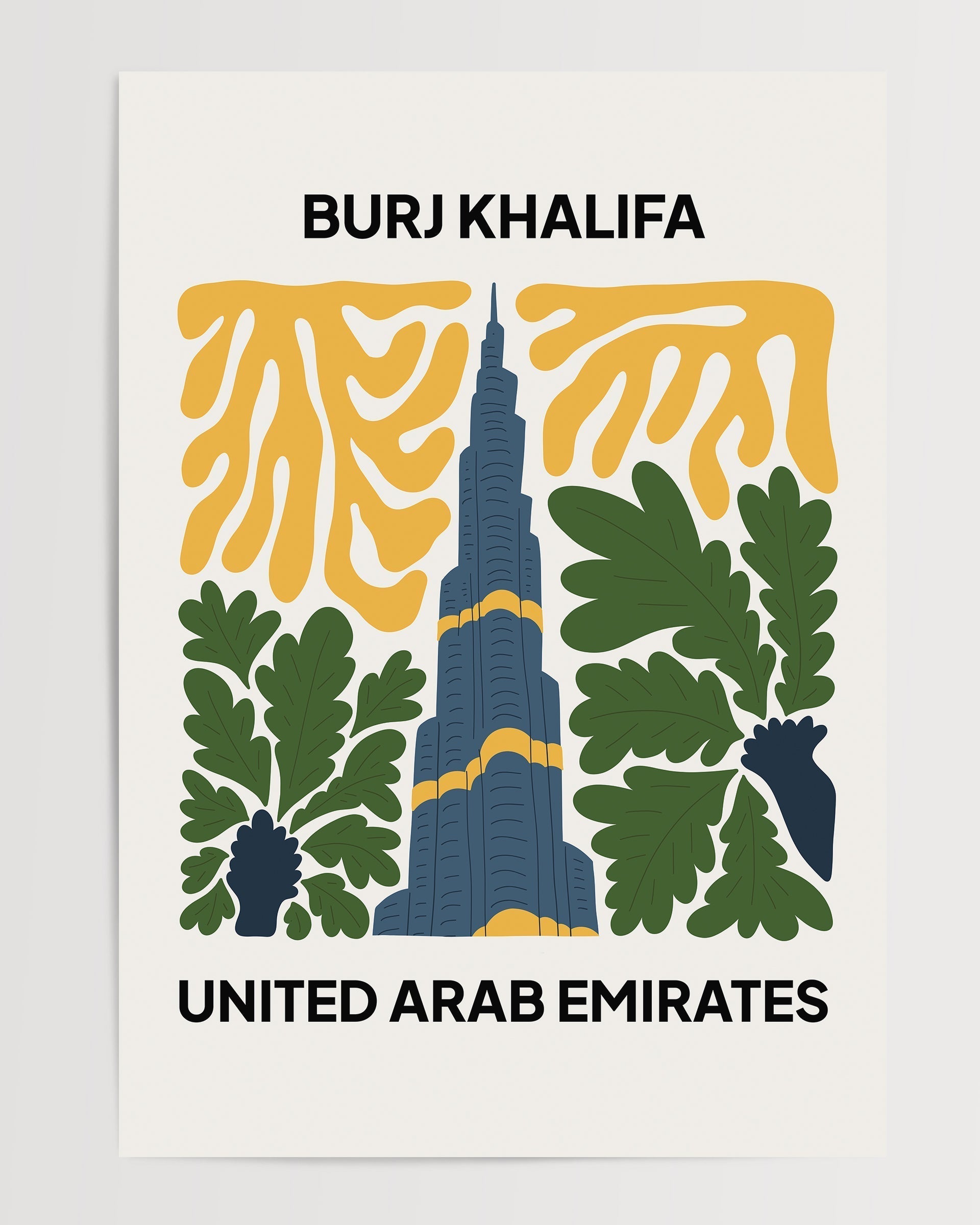 Burj Khalifa - Dubai-poster-Poster Depo