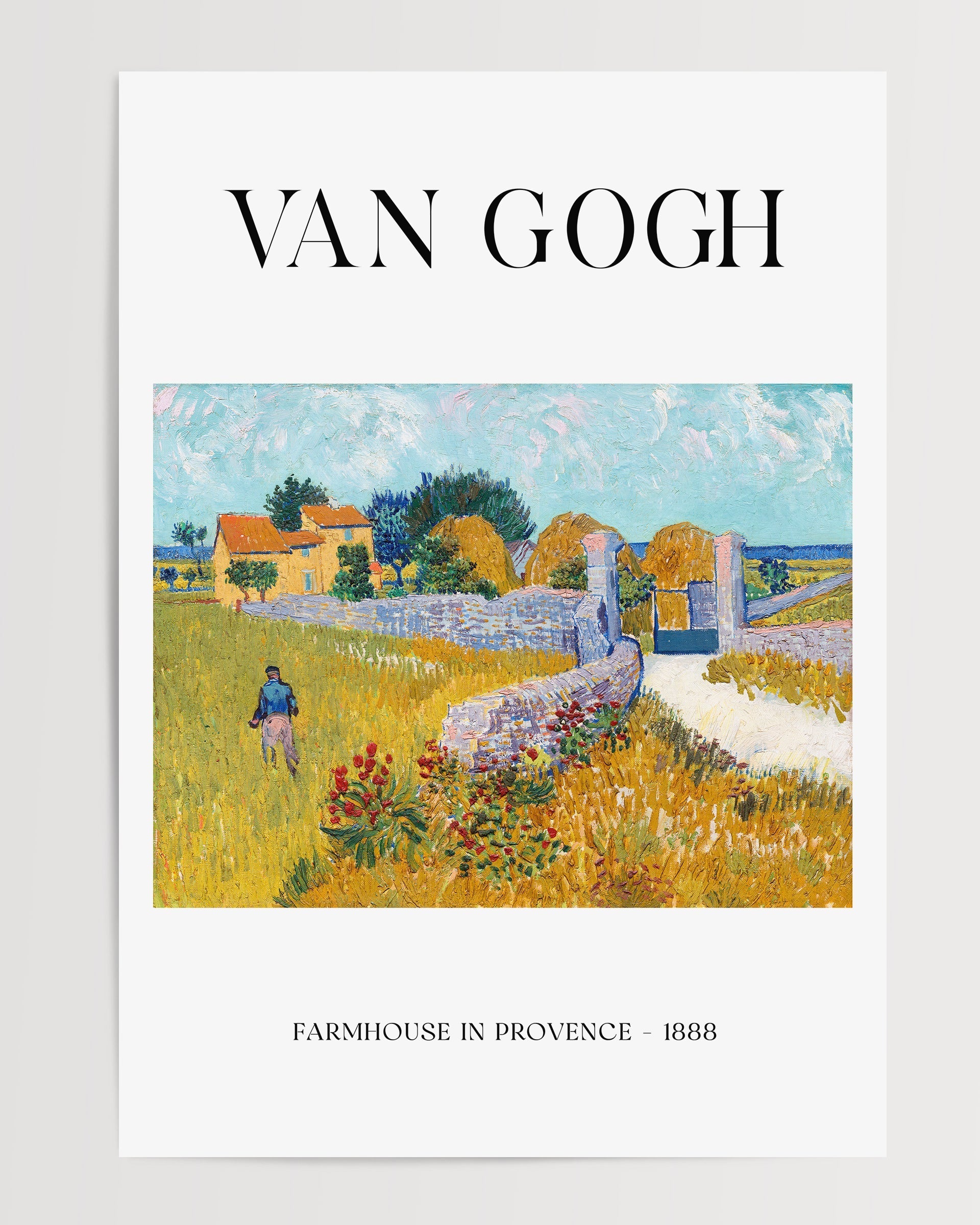 Provence'da Çiftlik Evi (1888)-poster-Poster Depo