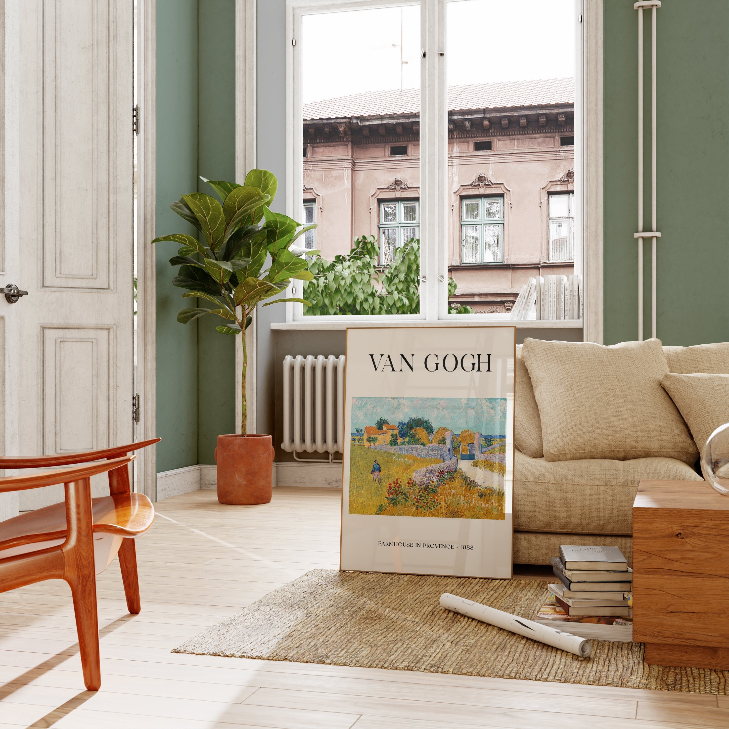 Provence'da Çiftlik Evi (1888)-poster-Poster Depo