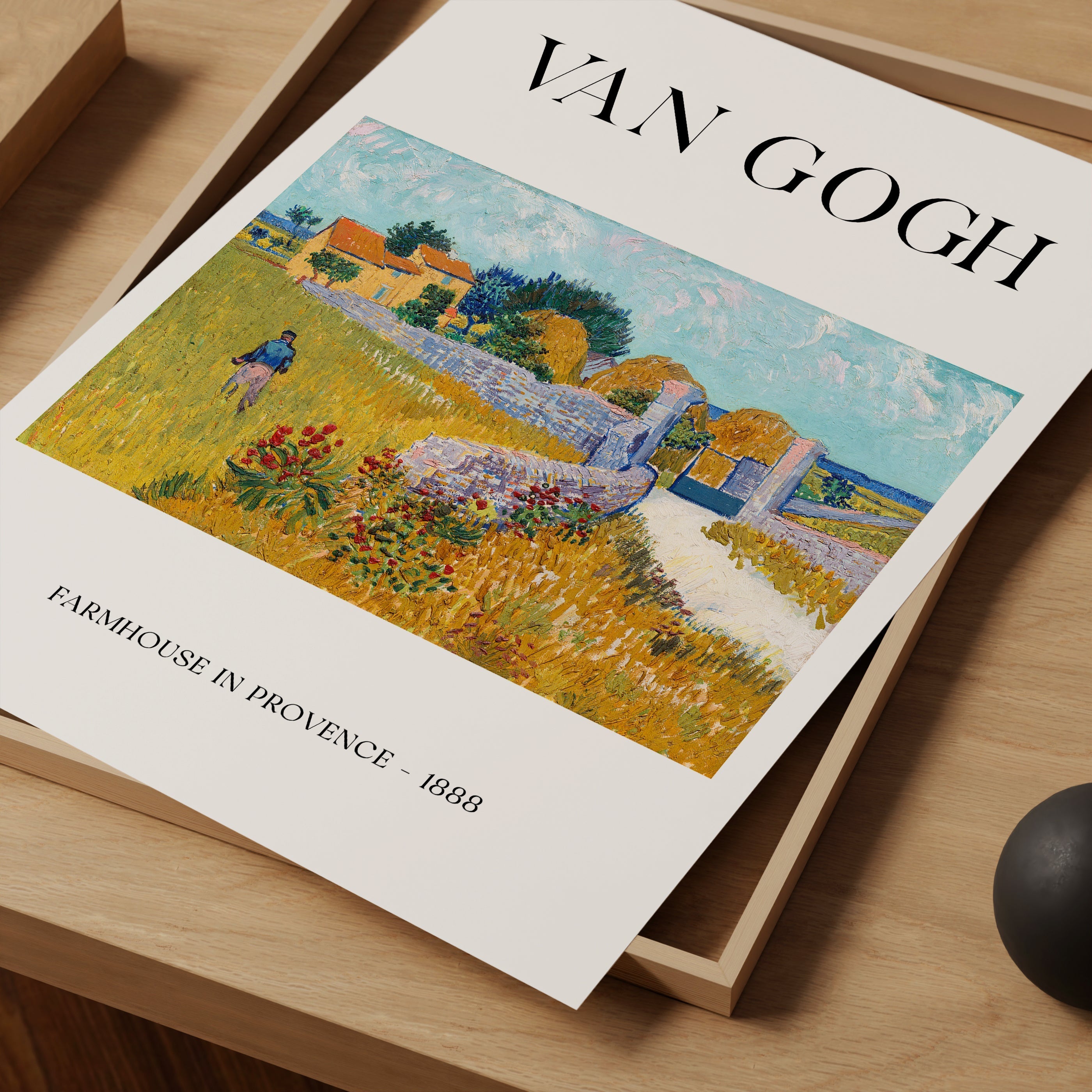 Provence'da Çiftlik Evi (1888)-poster-Poster Depo