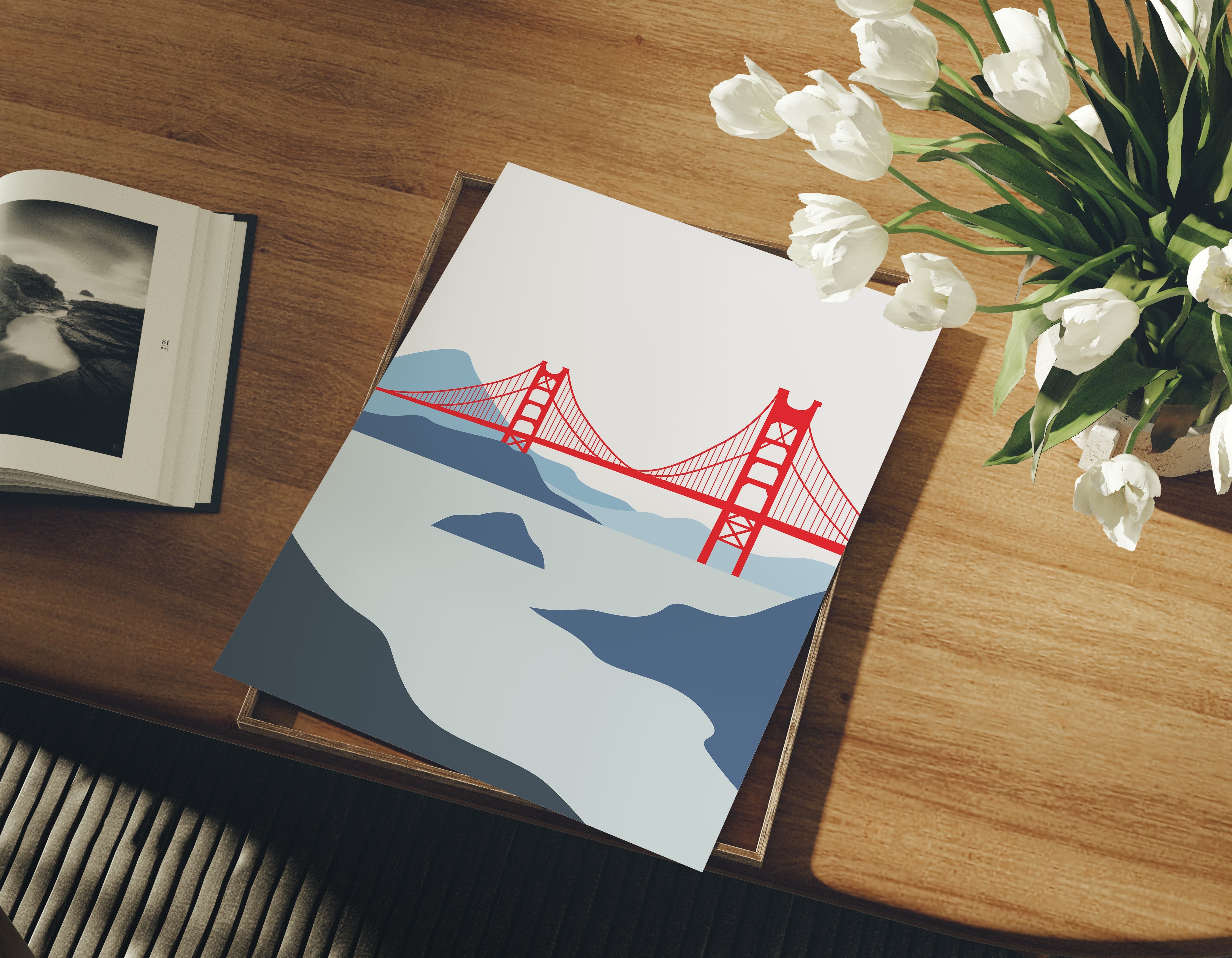 Golden Gate Köprüsü - San Francisco-poster-Poster Depo