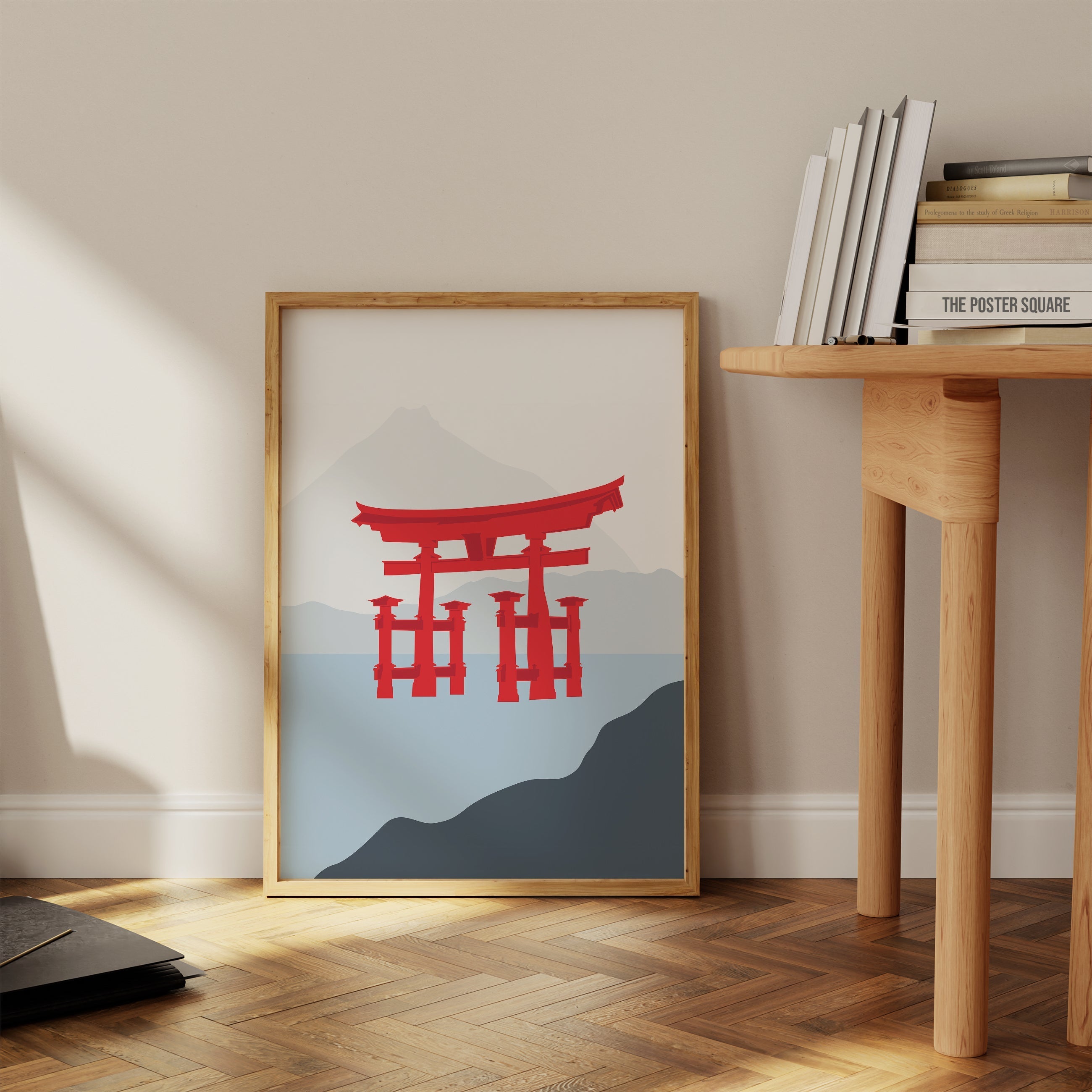 Büyük Torii Kapısı - Hiroşima, Japonya-poster-Poster Depo