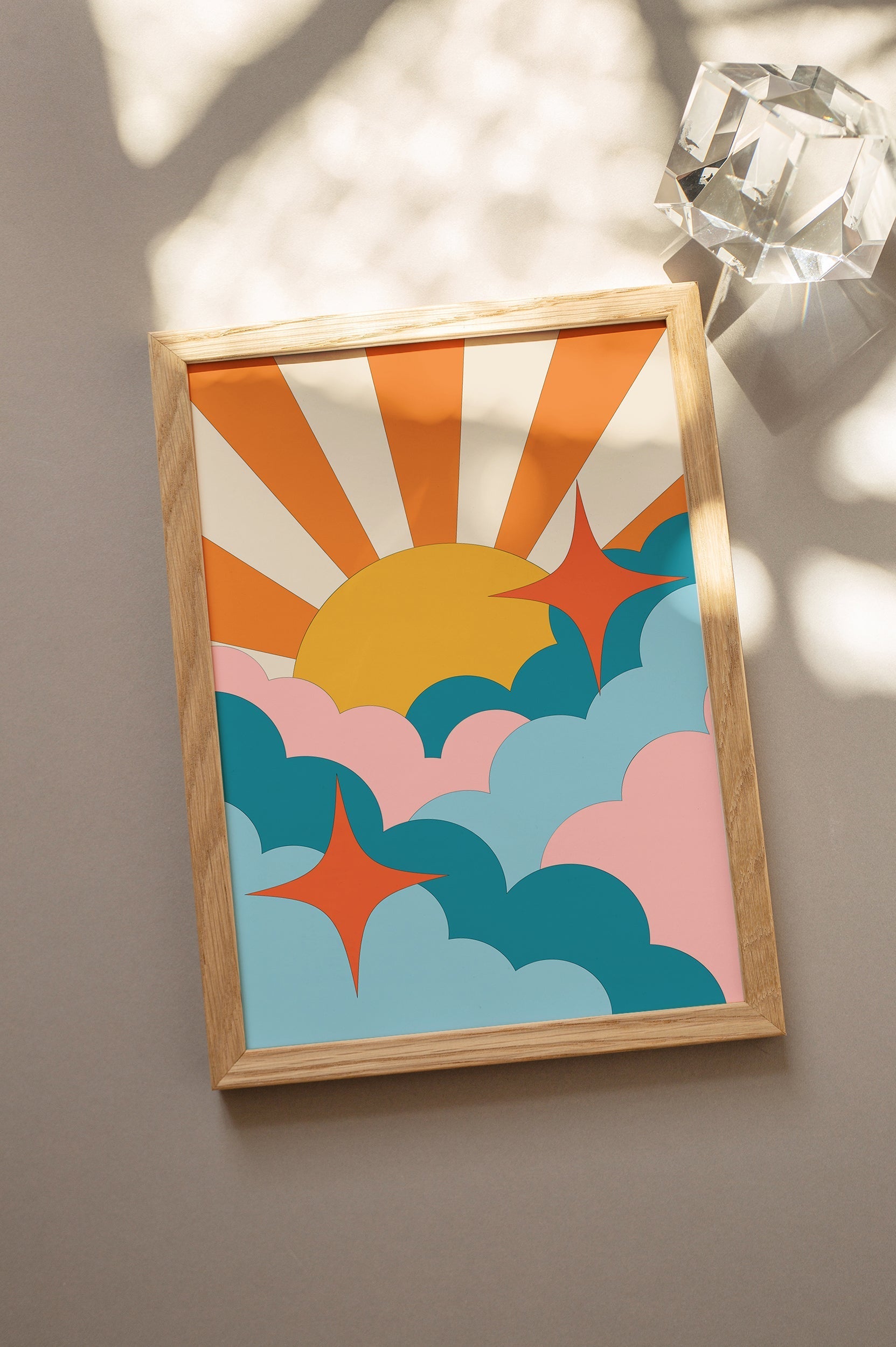 Groovy Gün Doğumu-poster-Poster Depo