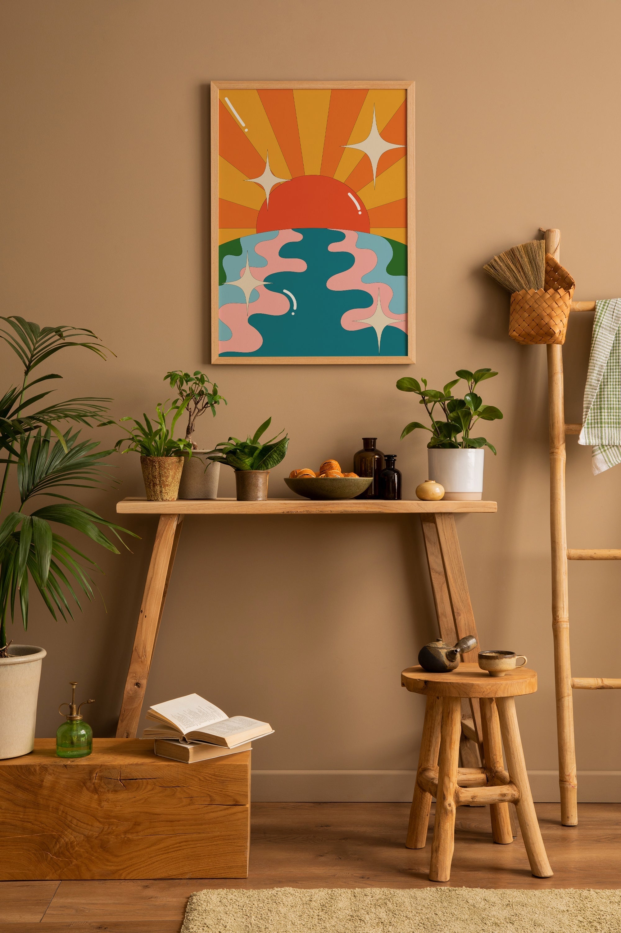 Groovy Sunset-poster-Poster Depo