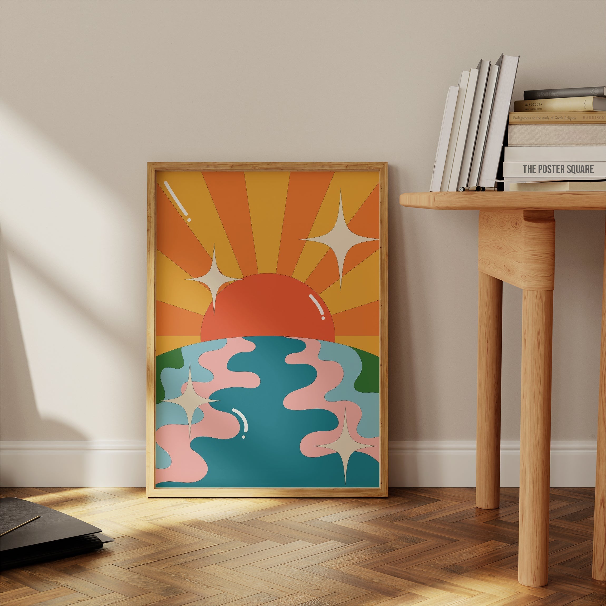 Groovy Sunset-poster-Poster Depo