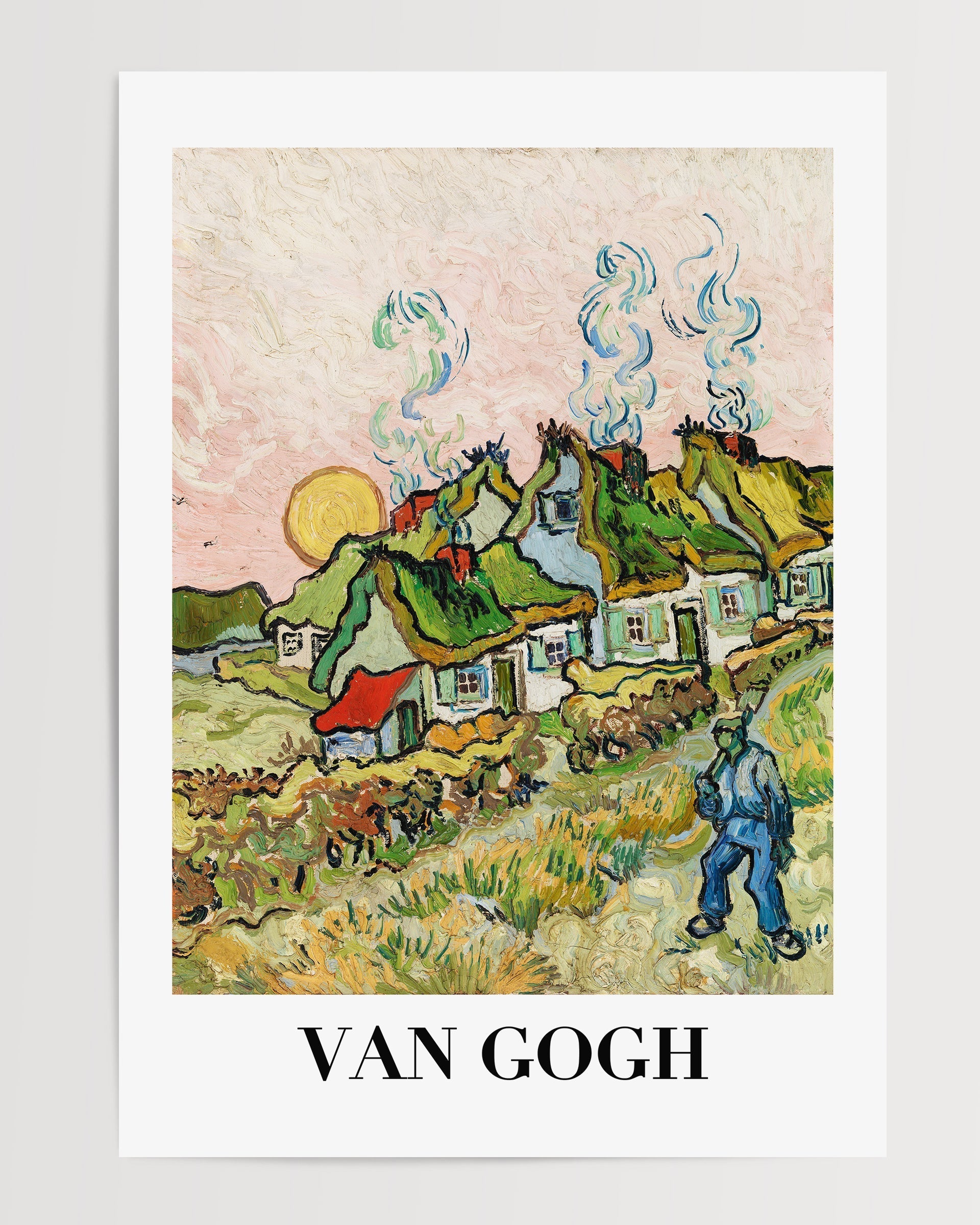 Evler ve Figürler (1890)-poster-Poster Depo