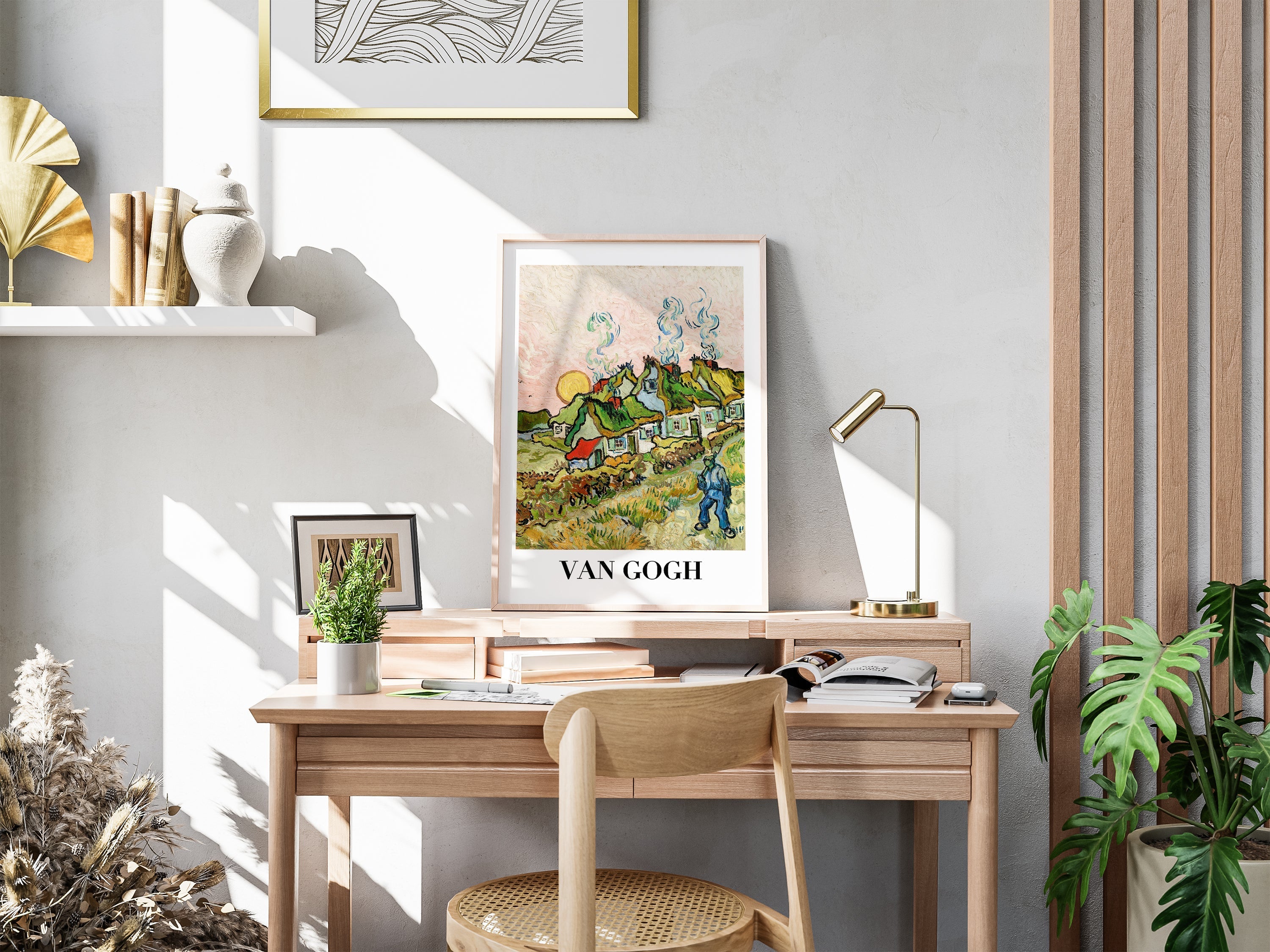 Evler ve Figürler (1890)-poster-Poster Depo