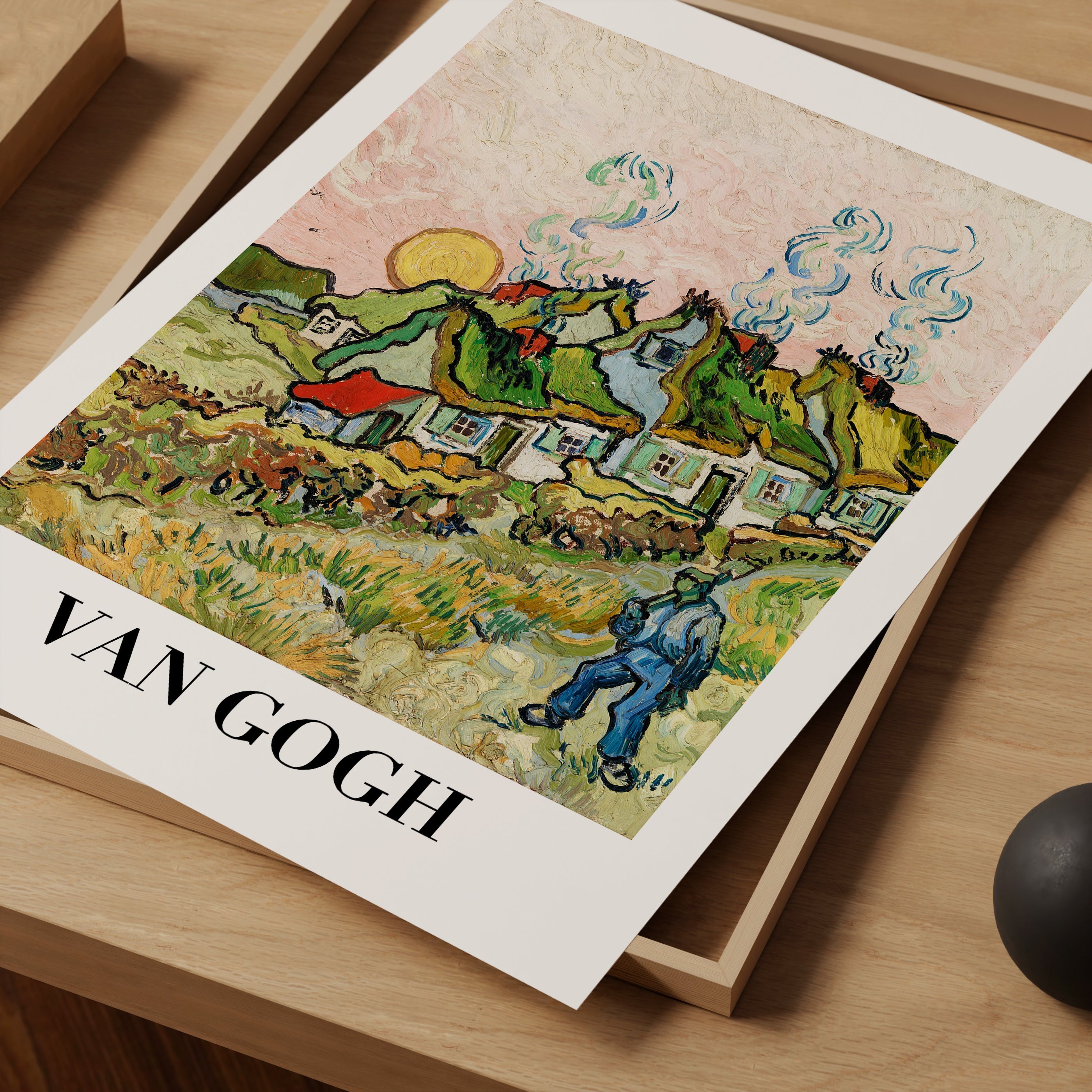 Evler ve Figürler (1890)-poster-Poster Depo