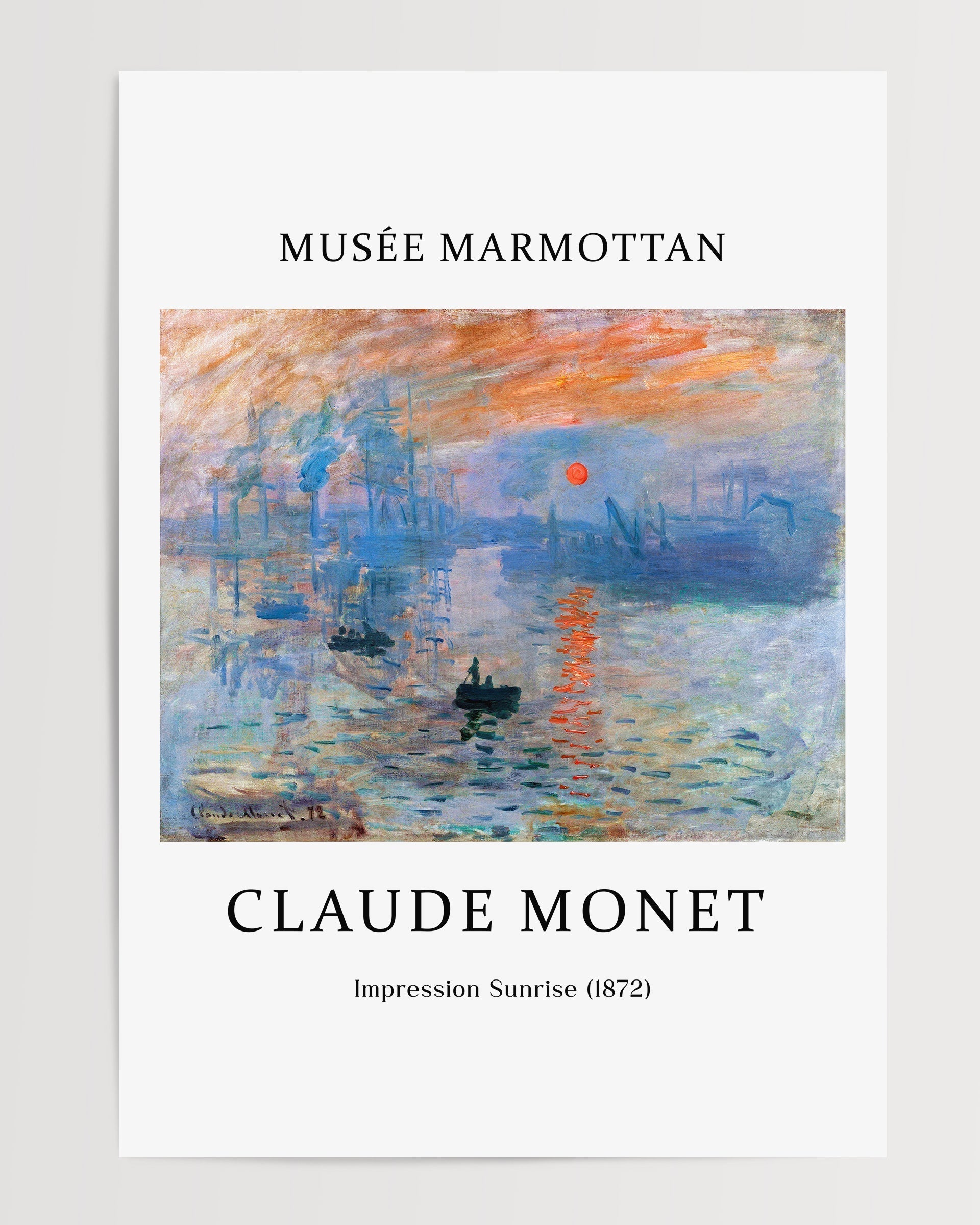 İzlenim, Gün Doğumu (1872)-poster-Poster Depo