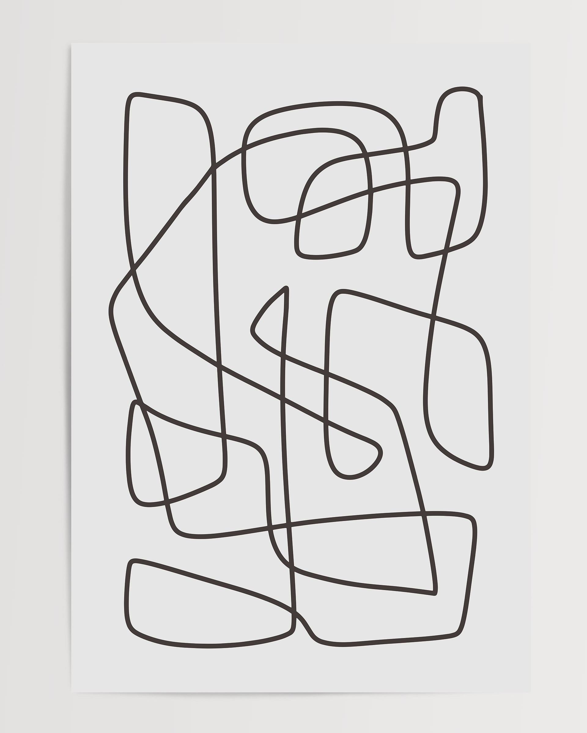 Çizgi Sanatı N1-poster-Poster Depo