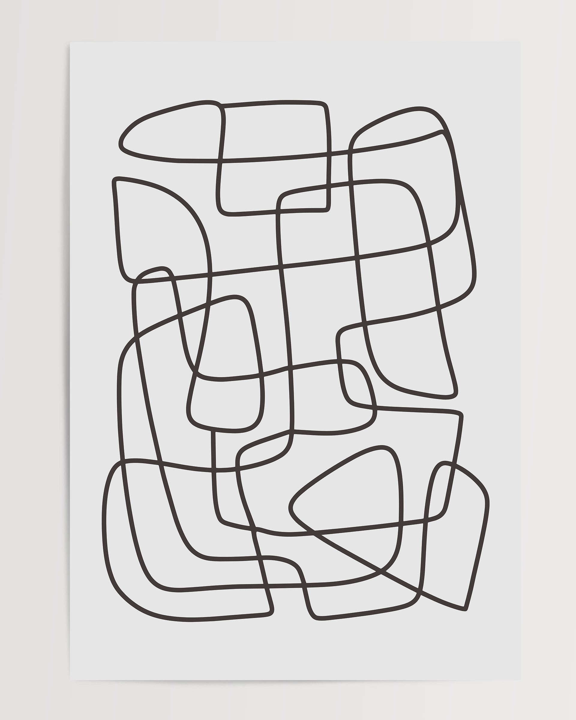 Çizgi Sanatı N2-poster-Poster Depo