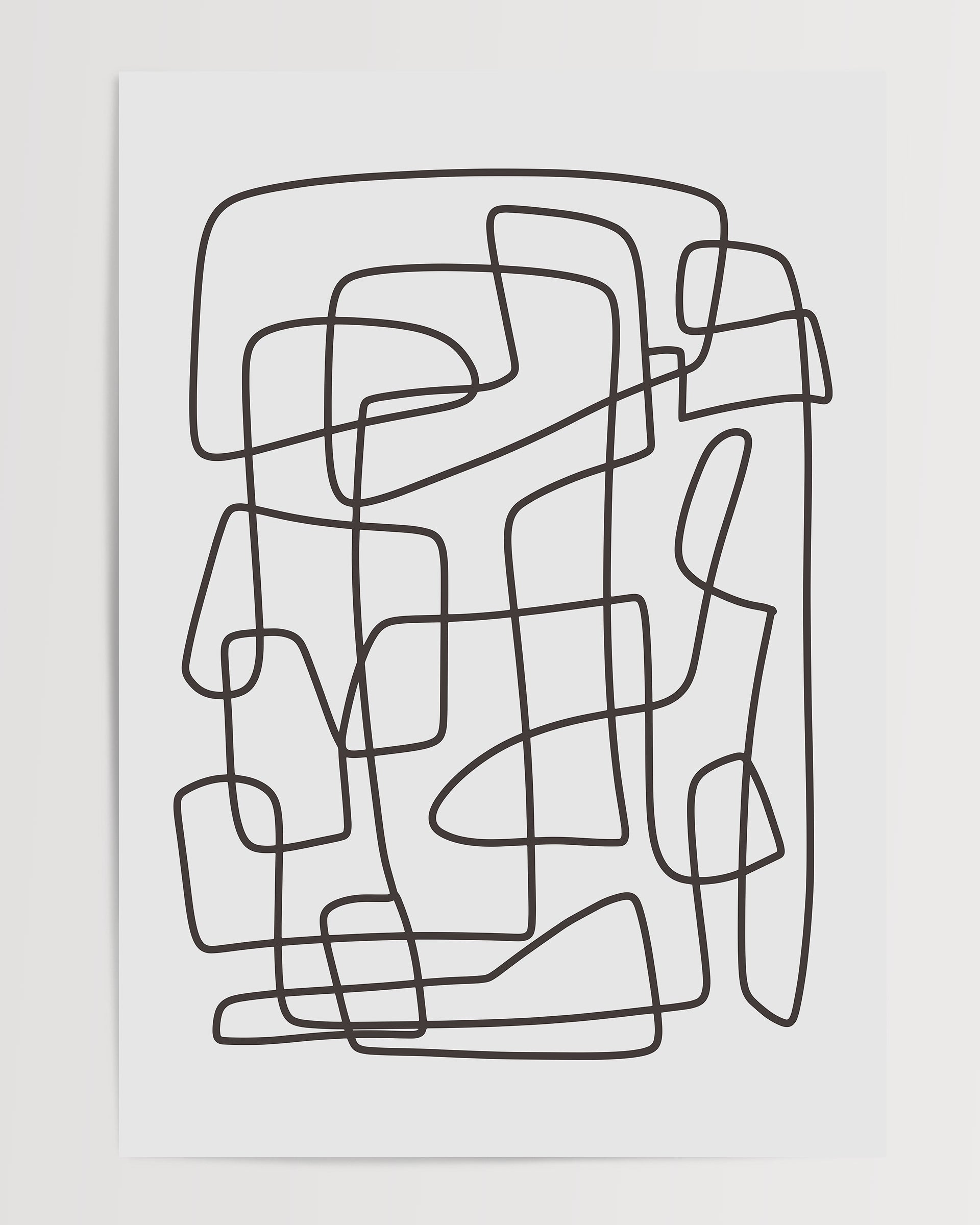 Çizgi Sanatı N3-poster-Poster Depo