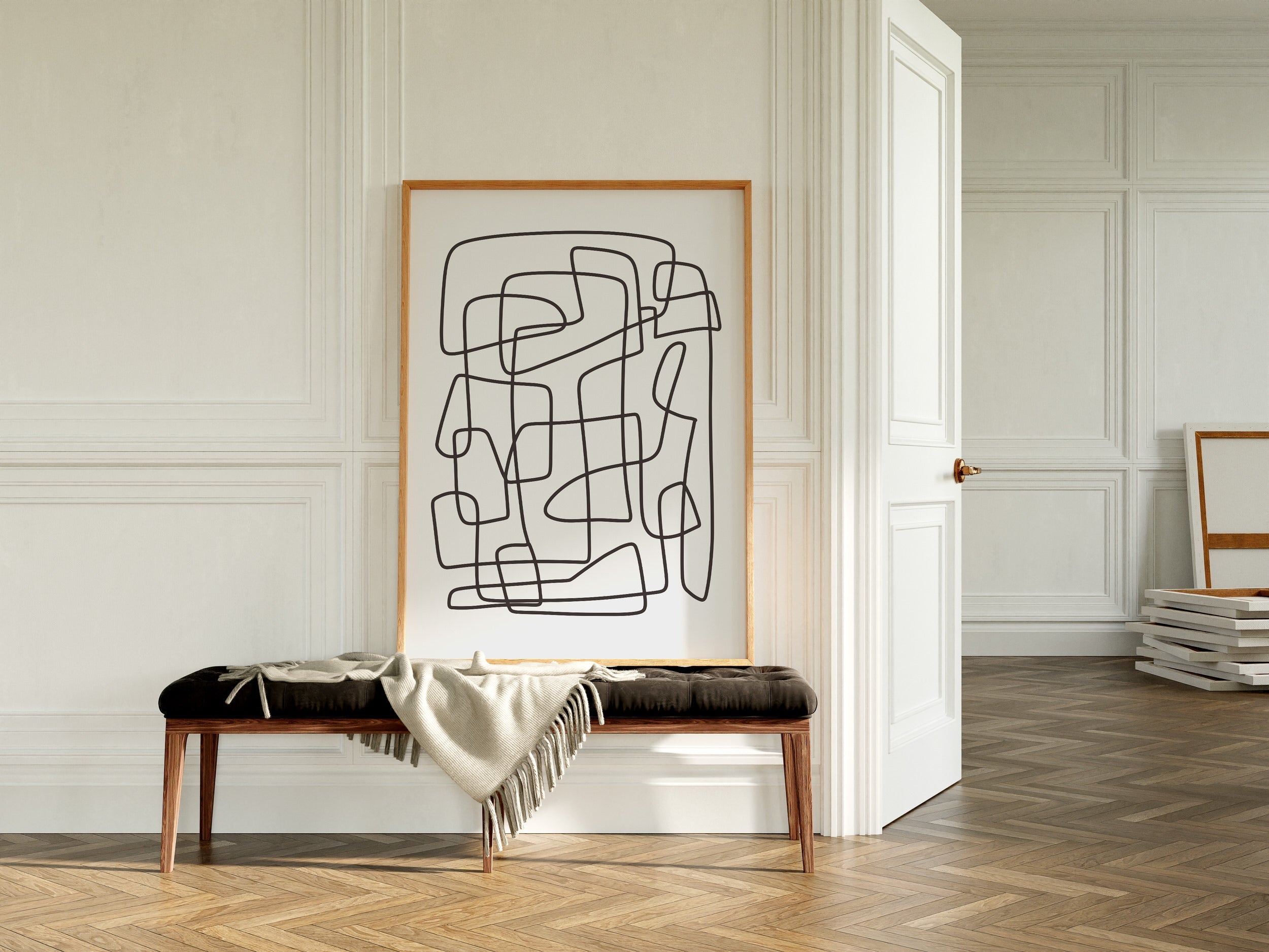 Çizgi Sanatı N3-poster-Poster Depo