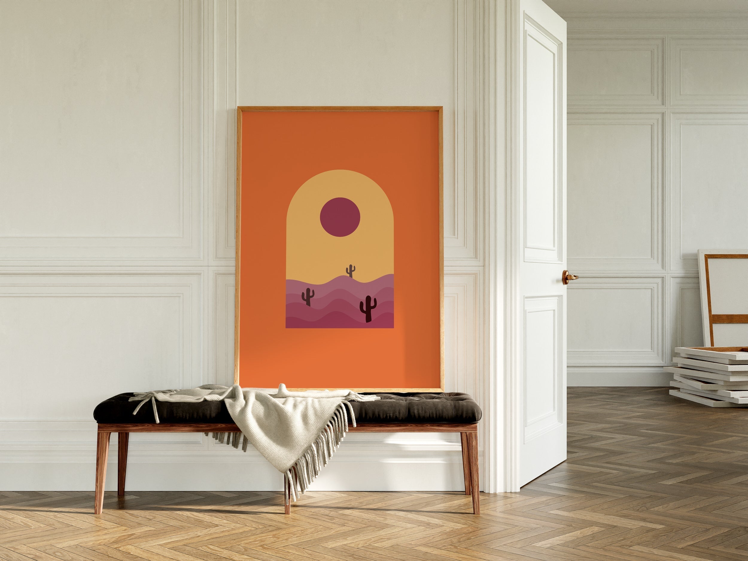 Minimalist Gün Batımı-poster-Poster Depo