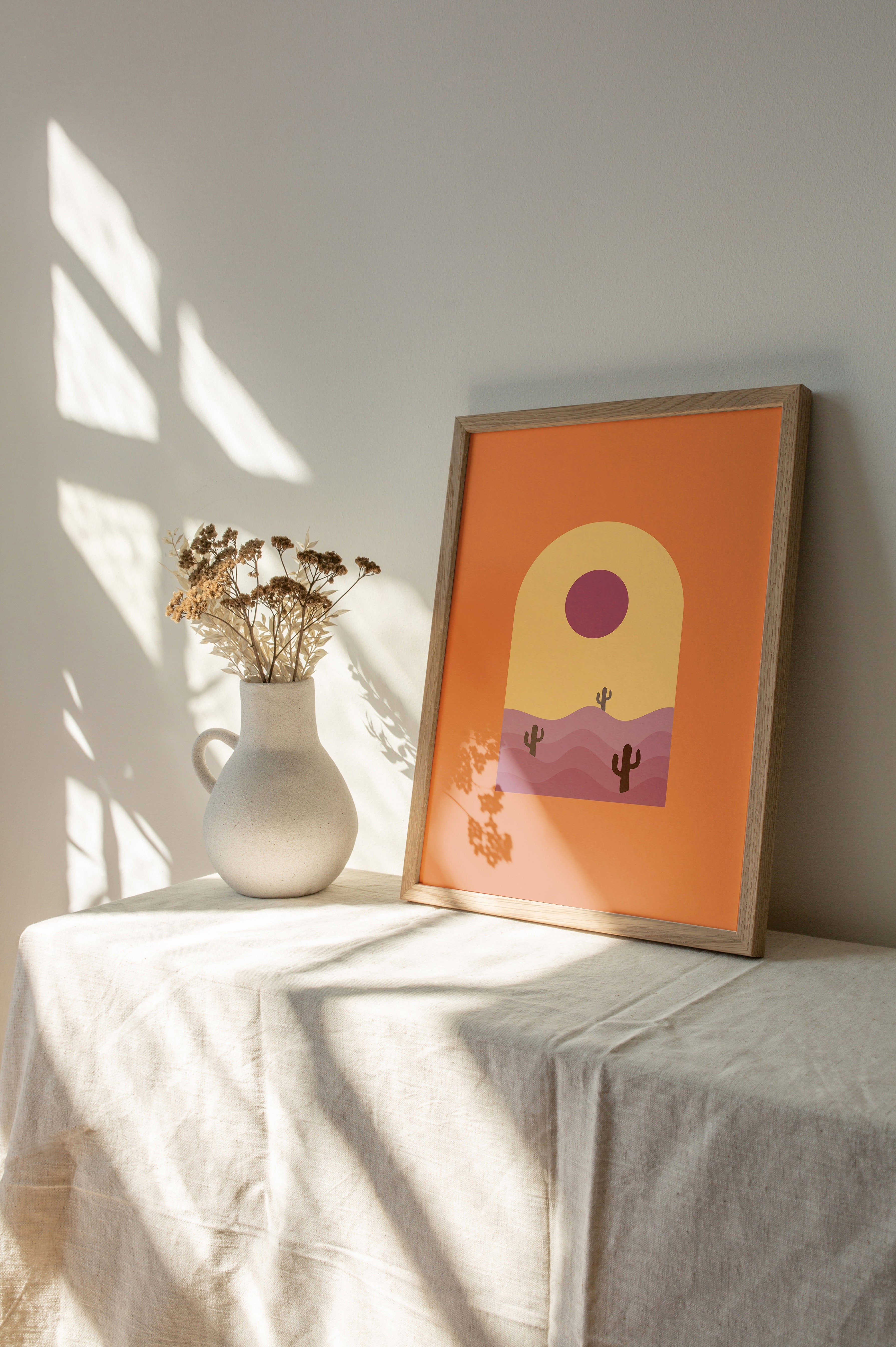 Minimalist Gün Batımı-poster-Poster Depo