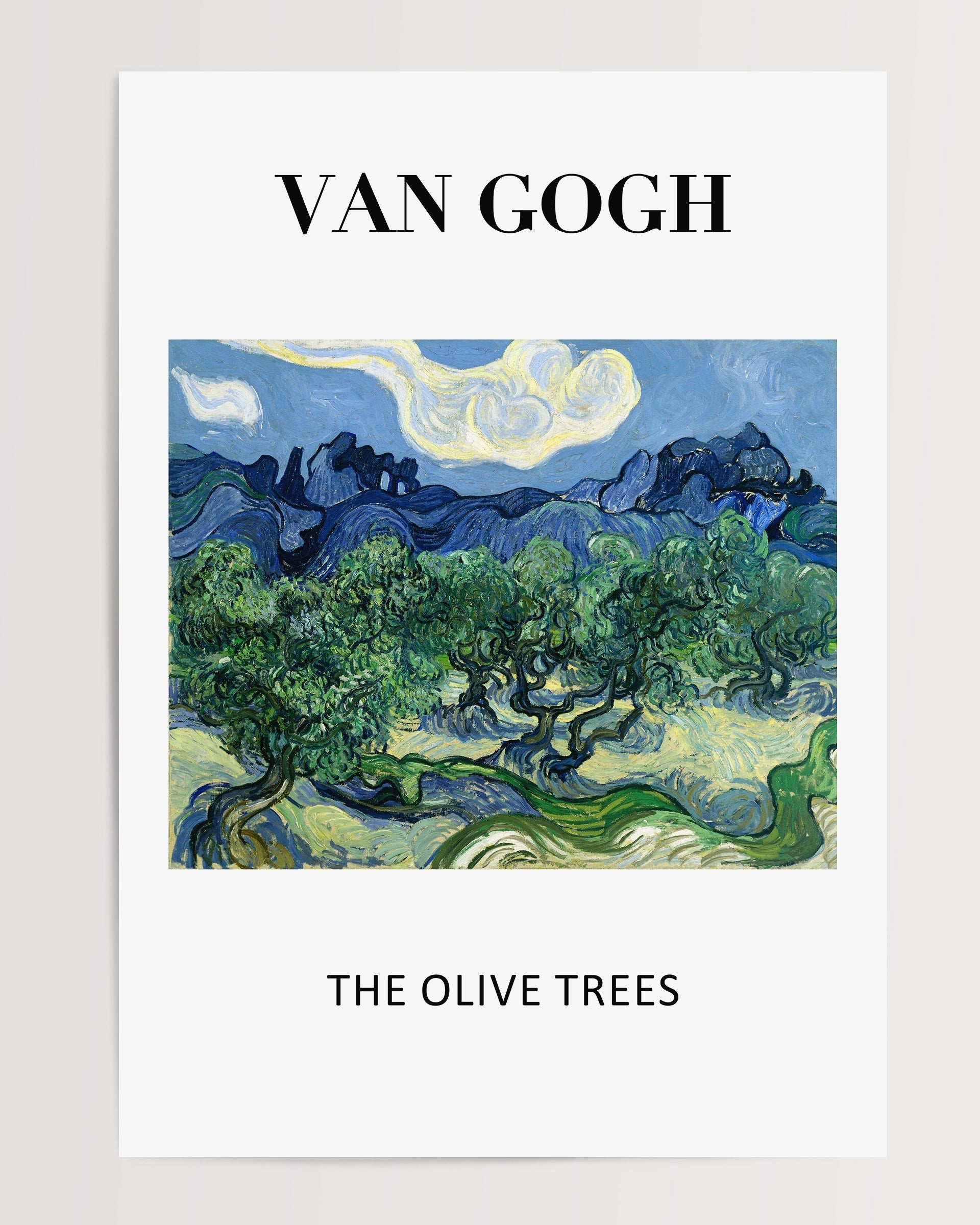 Zeytin Ağaçları (1889)-poster-Poster Depo