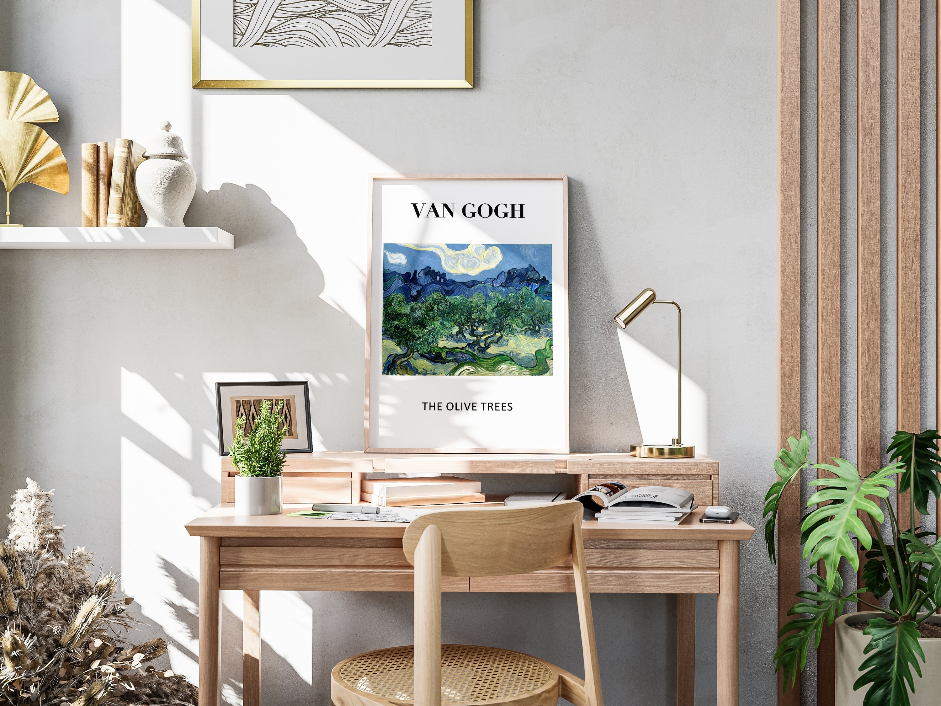 Zeytin Ağaçları (1889)-poster-Poster Depo