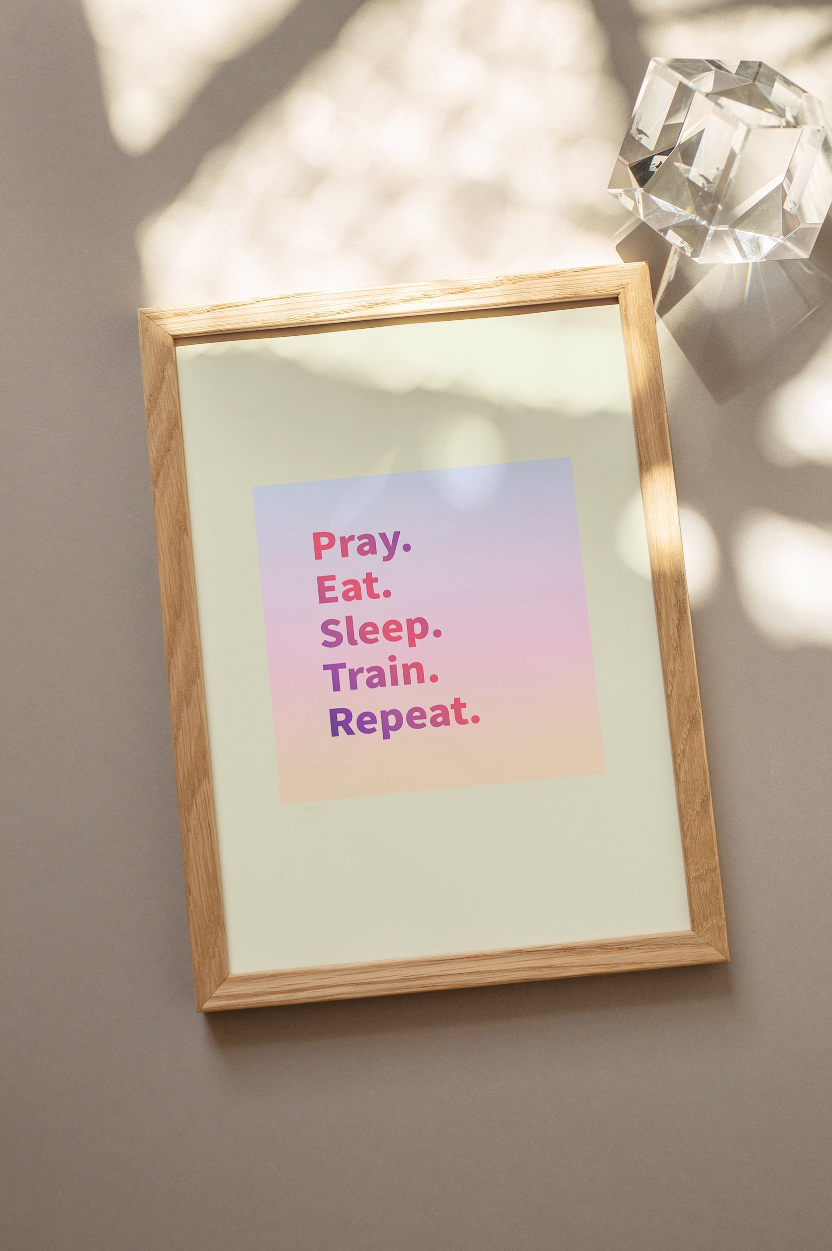 Dua Et Ye Uyu Tren Tekrarla-poster-Poster Depo