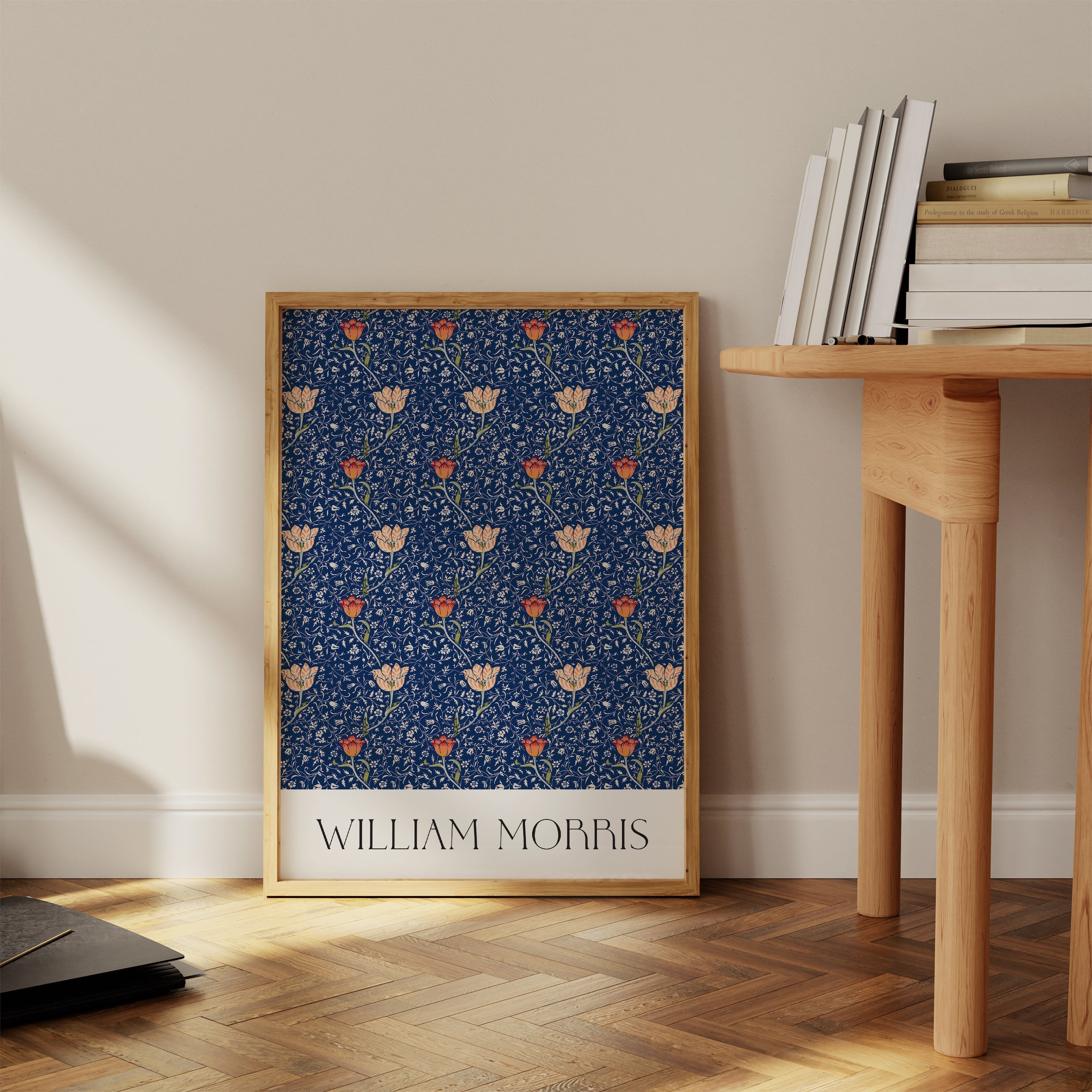 Pembe ve Kırmızı Lale Çiçeği Deseni-poster-Poster Depo