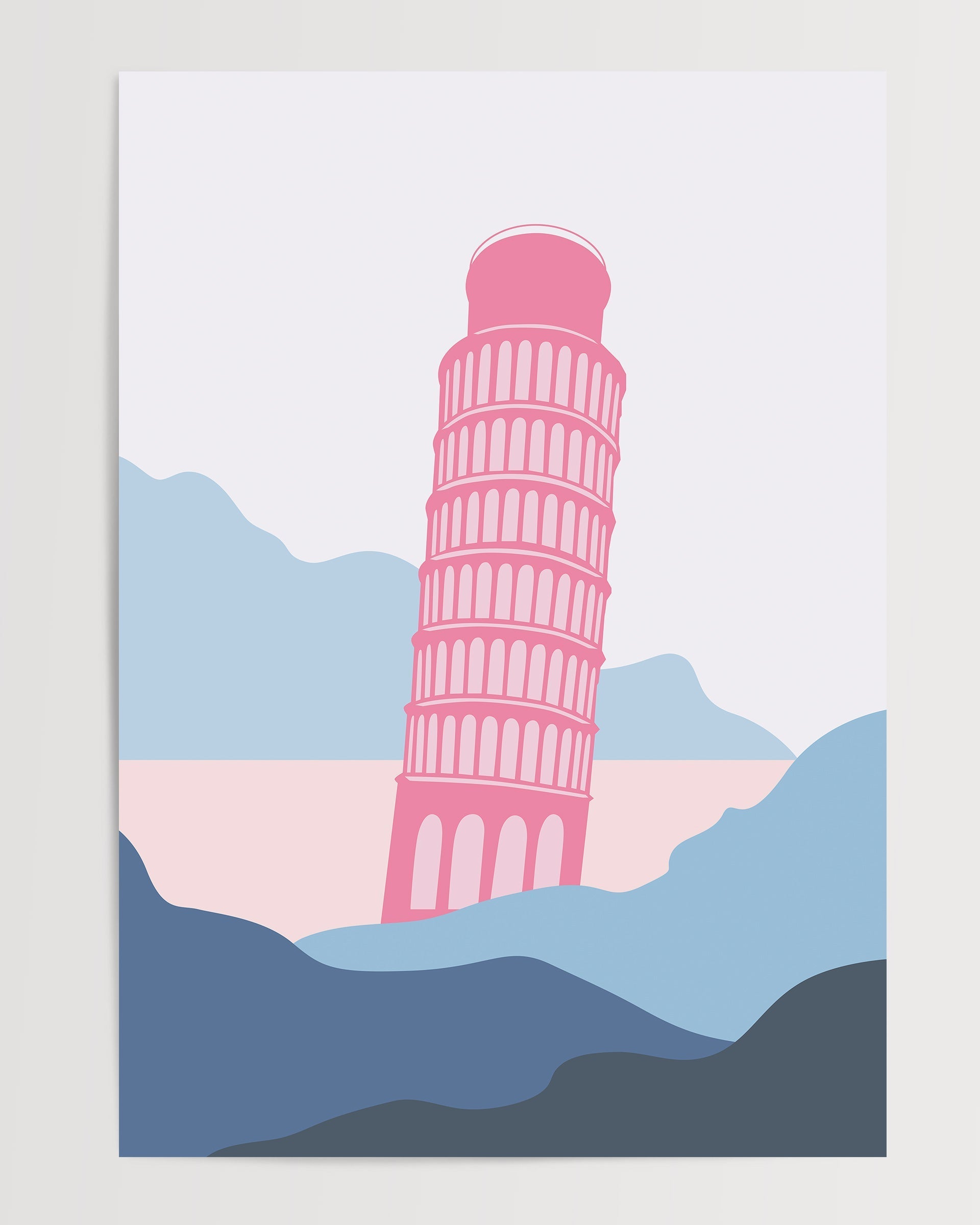 Pisa Kulesi - İtalya-poster-Poster Depo