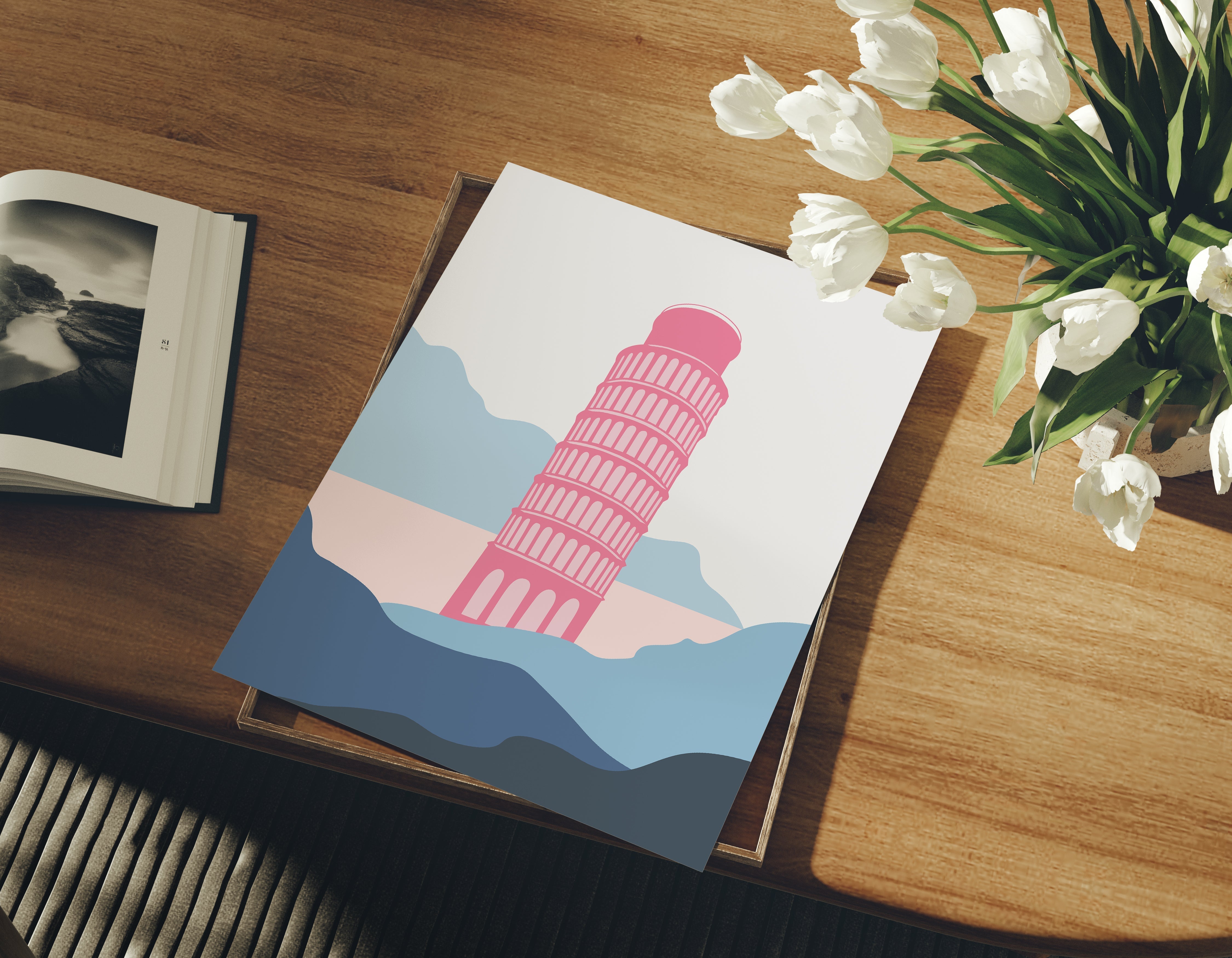 Pisa Kulesi - İtalya-poster-Poster Depo