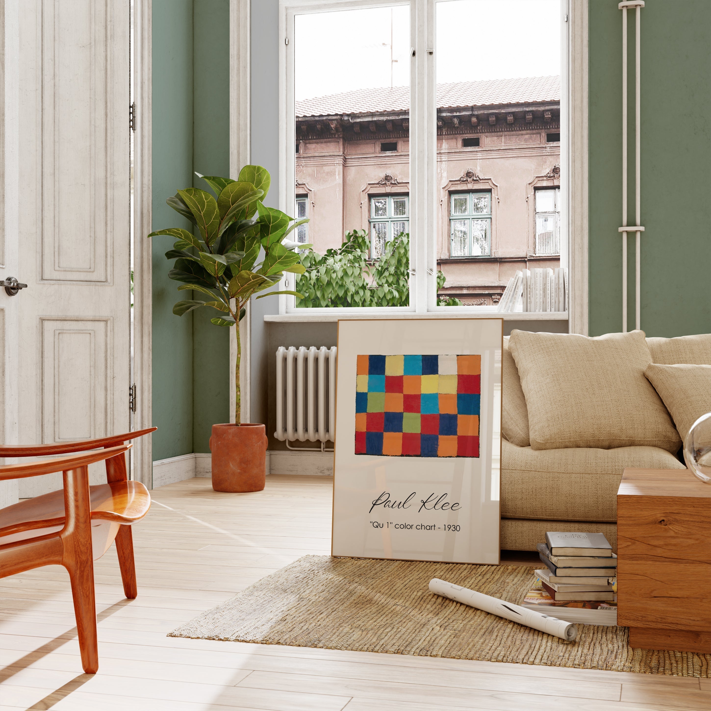 Qu 1 Renk Kartelası-poster-Poster Depo