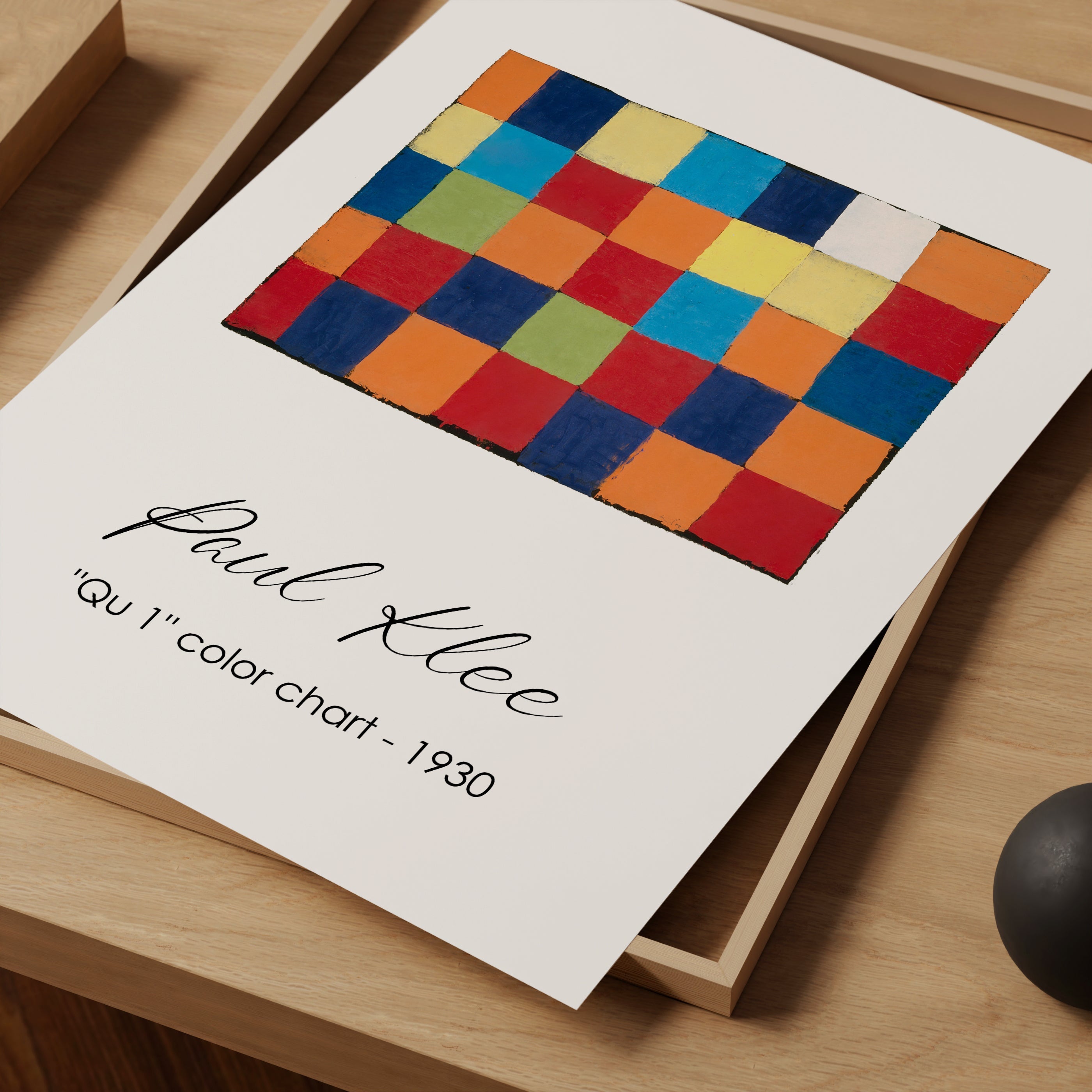 Qu 1 Renk Kartelası-poster-Poster Depo