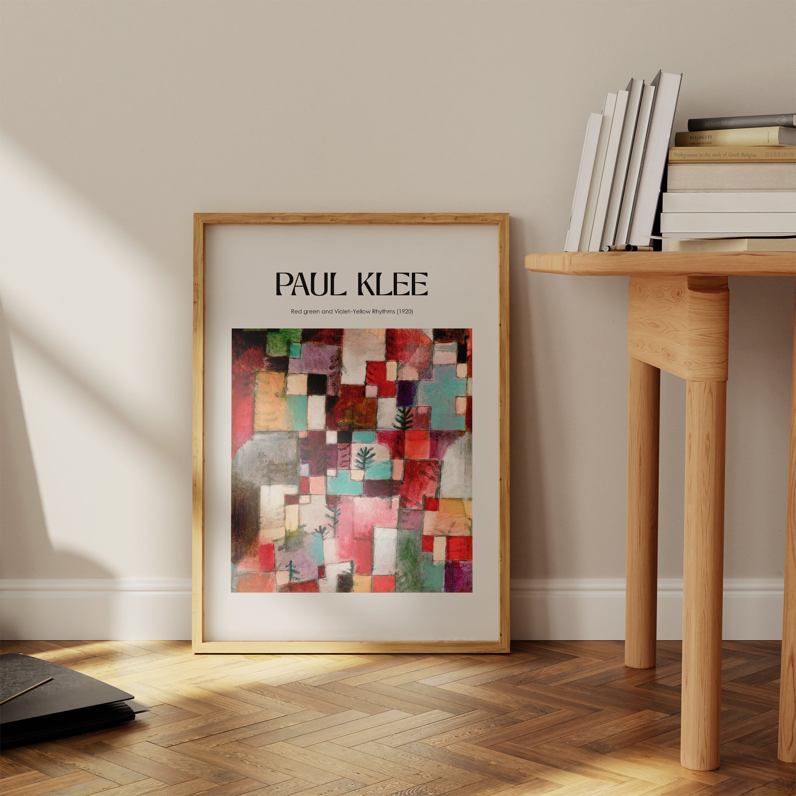 Kırmızı Yeşil ve Mor-Sarı Ritimler (1920)-poster-Poster Depo