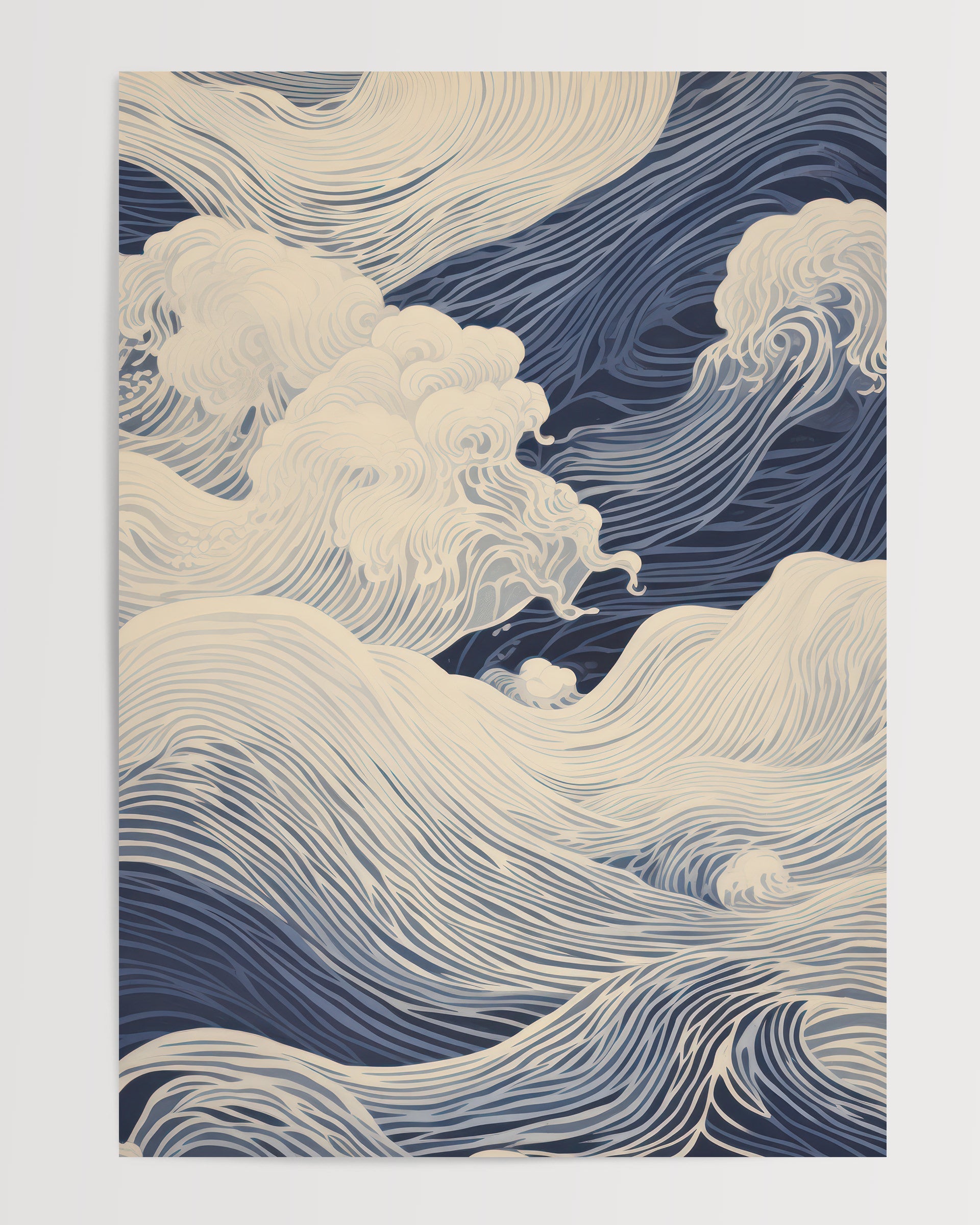 Yuvarlanan Dalgalar-poster-Poster Depo