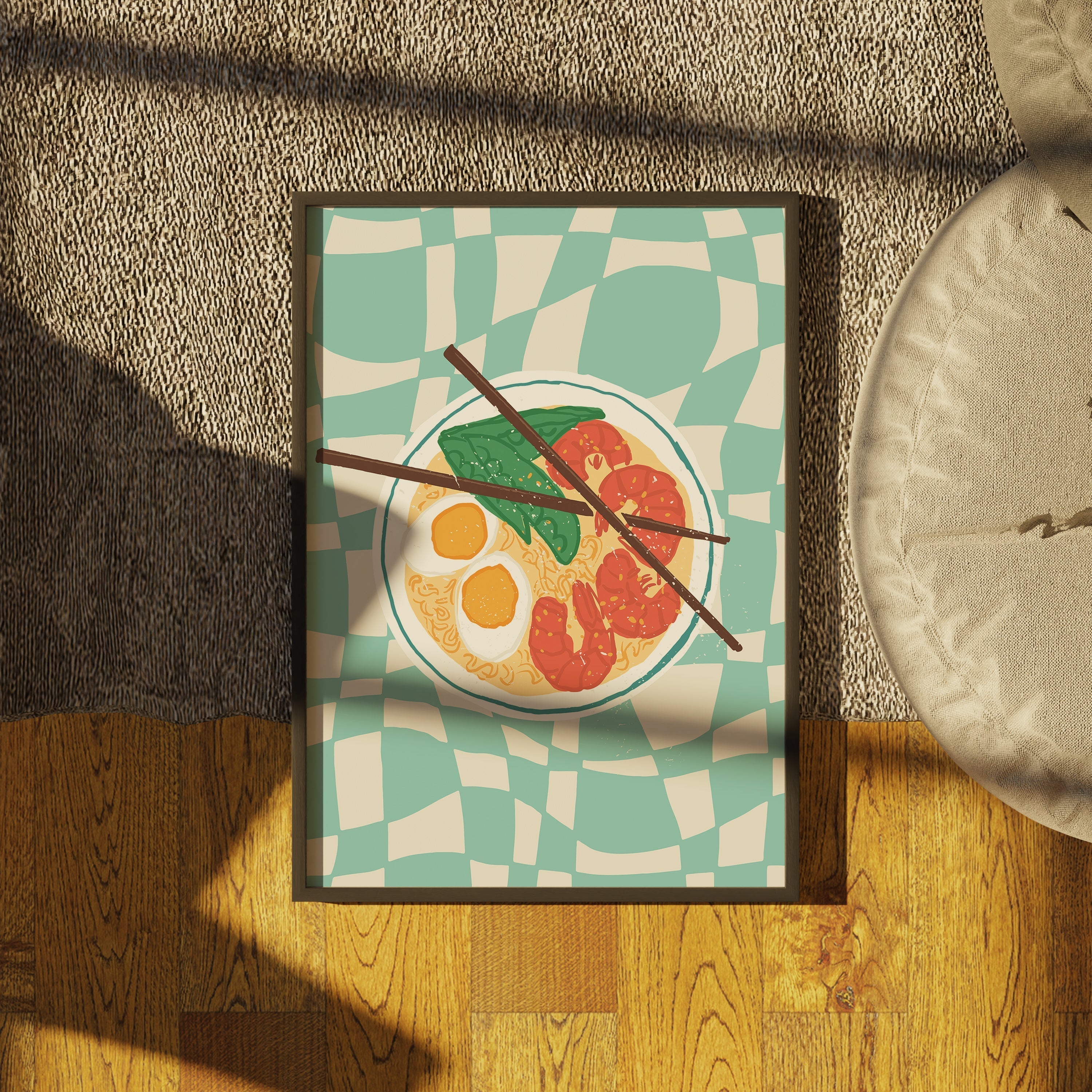 Karidesli Ramen - Yemek-poster-Poster Depo