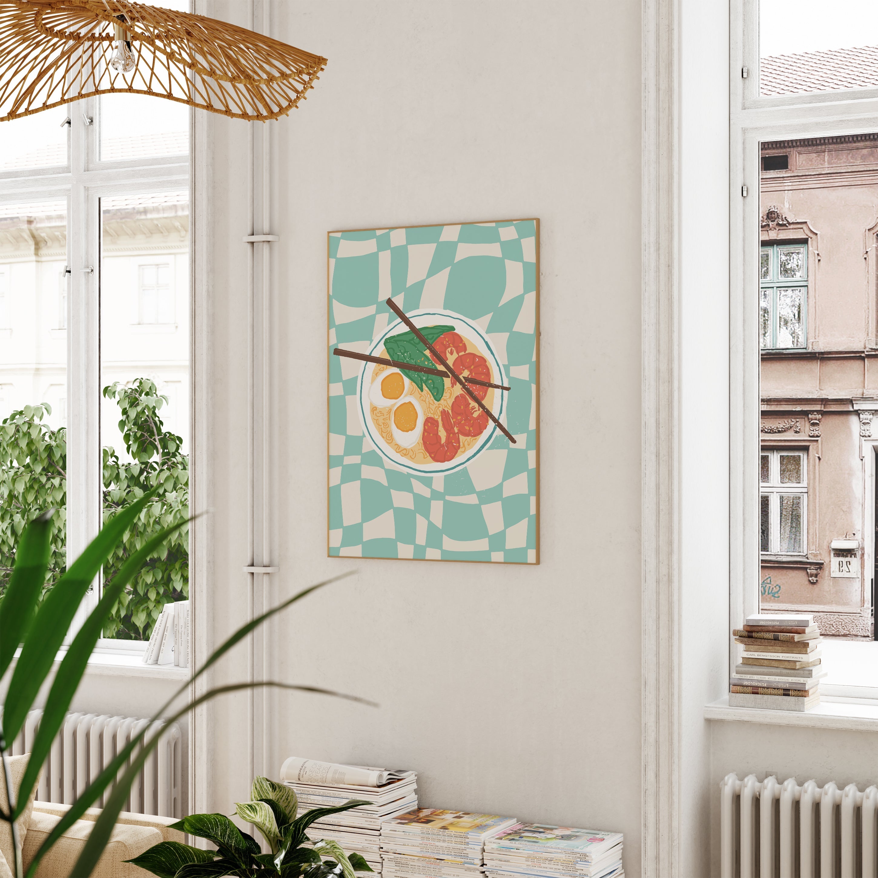 Karidesli Ramen - Yemek-poster-Poster Depo