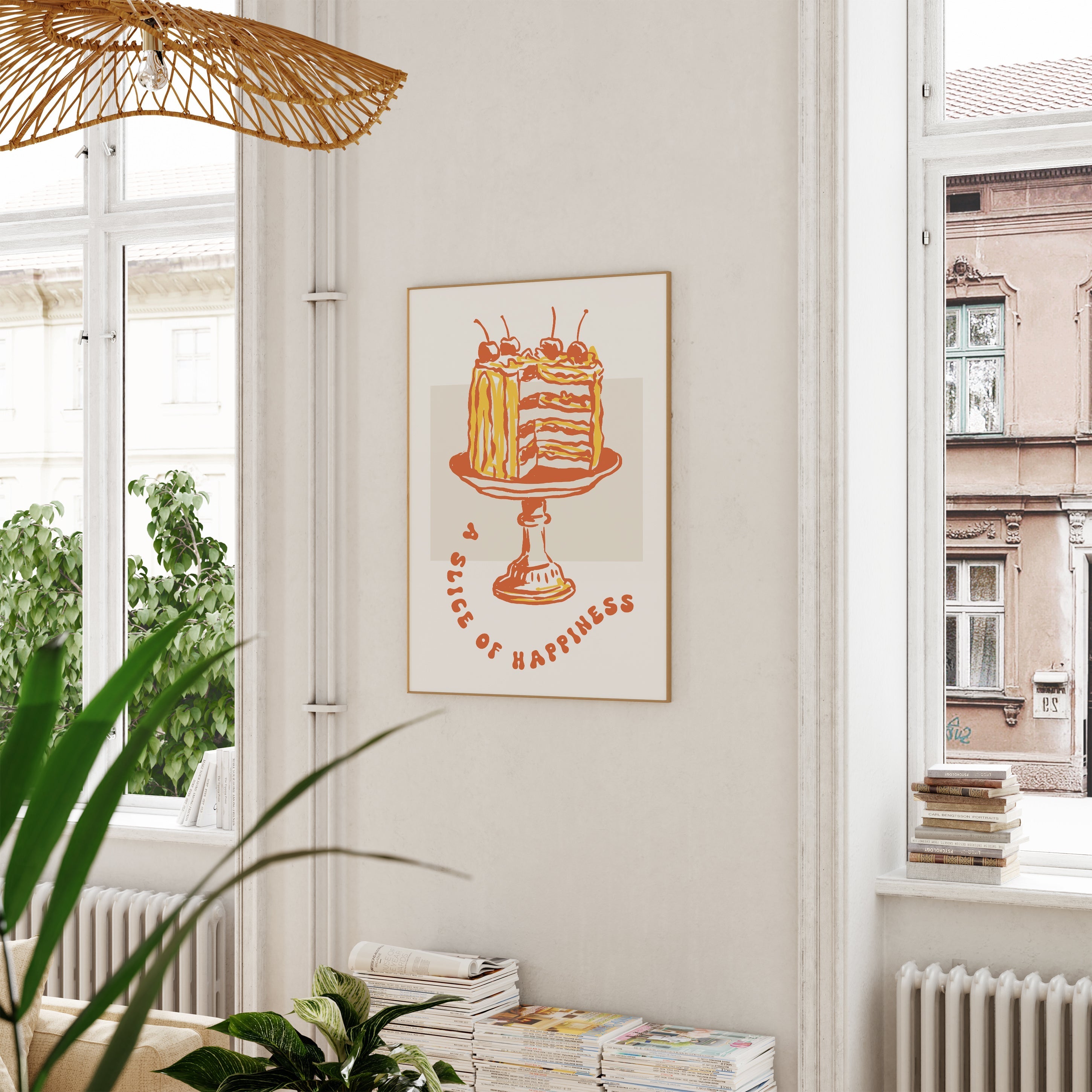 Mutluluk Dilimi - Yemek-poster-Poster Depo