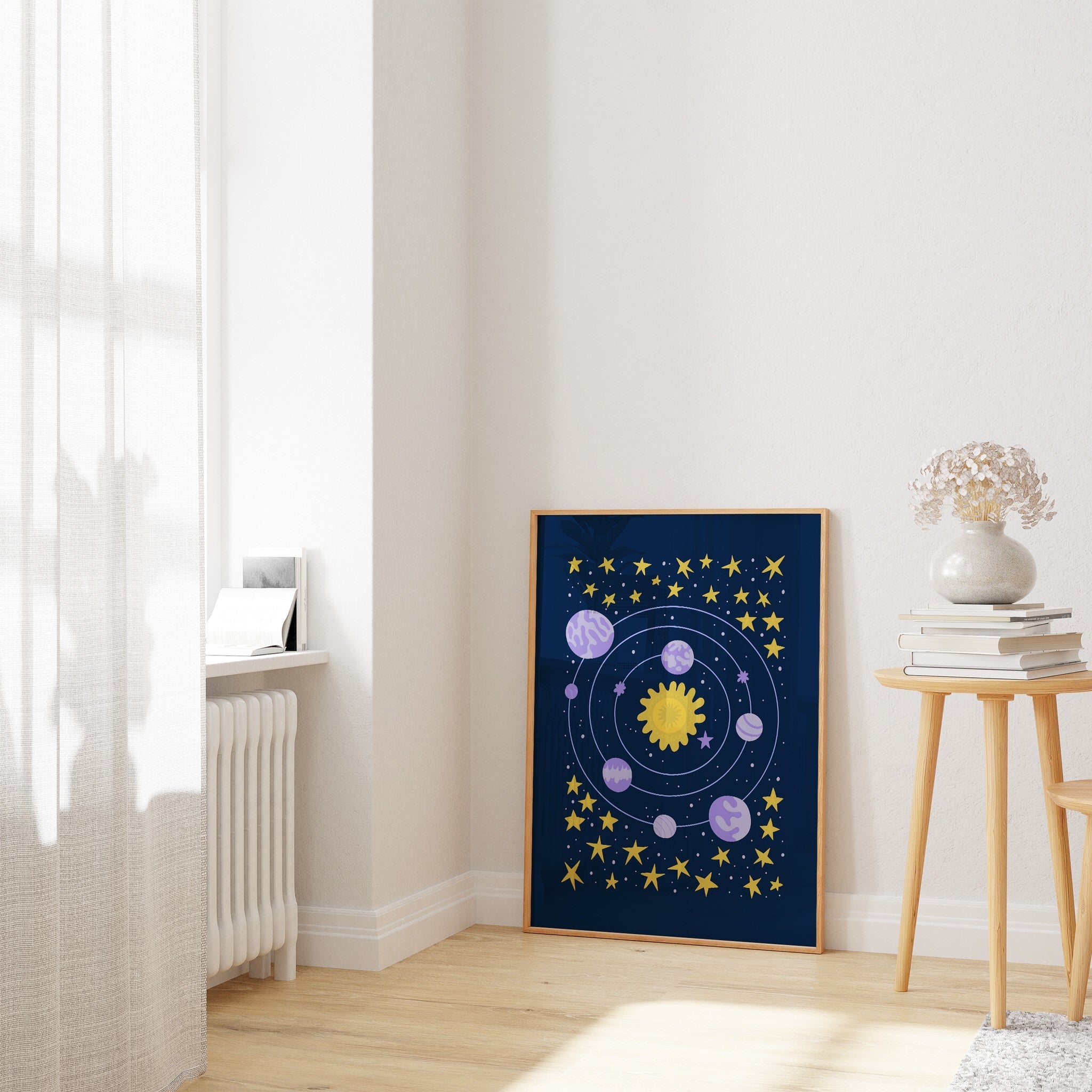 Uzay İllüstrasyonu N4-poster-Poster Depo
