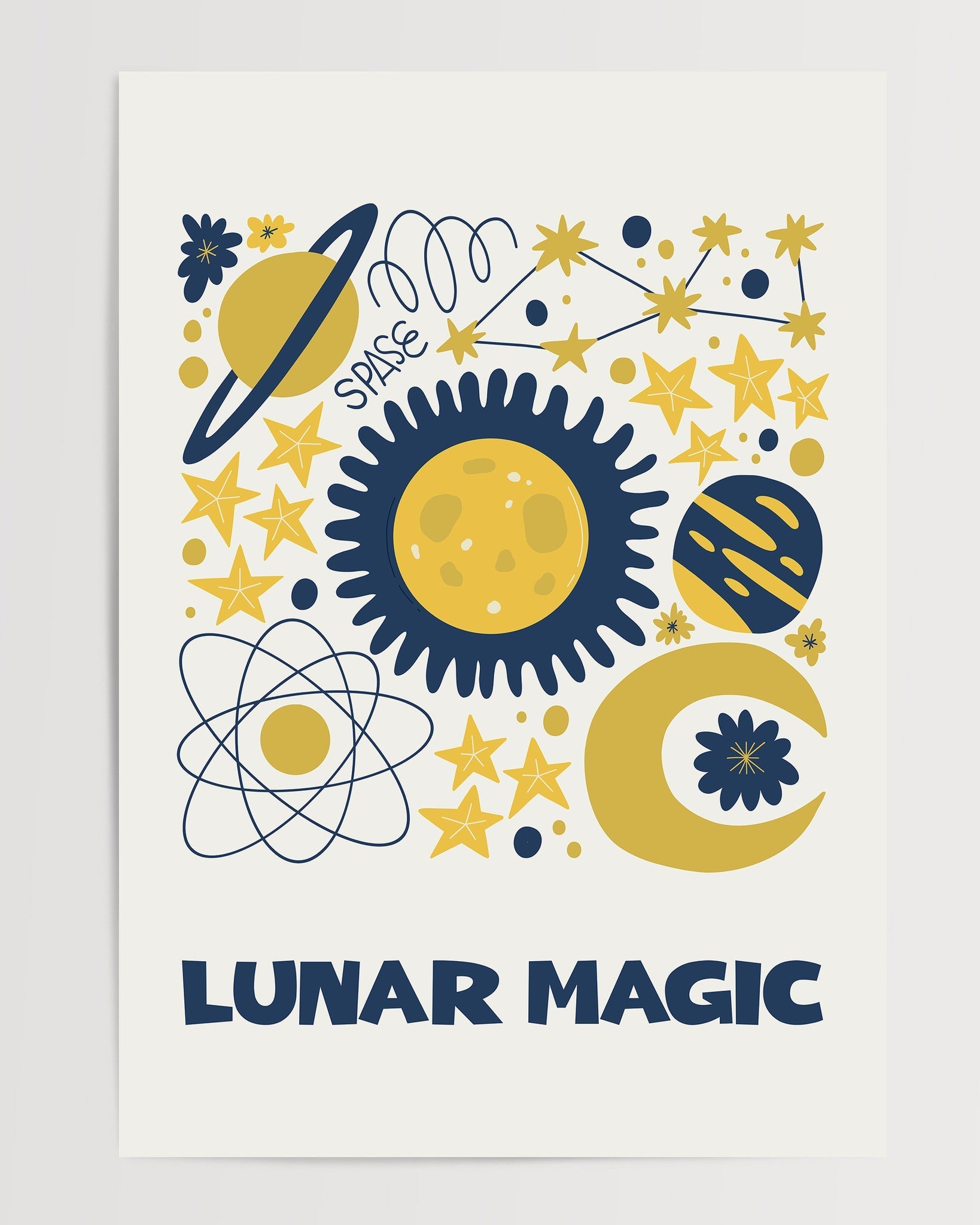 Uzay İllüstrasyonu N7-poster-Poster Depo