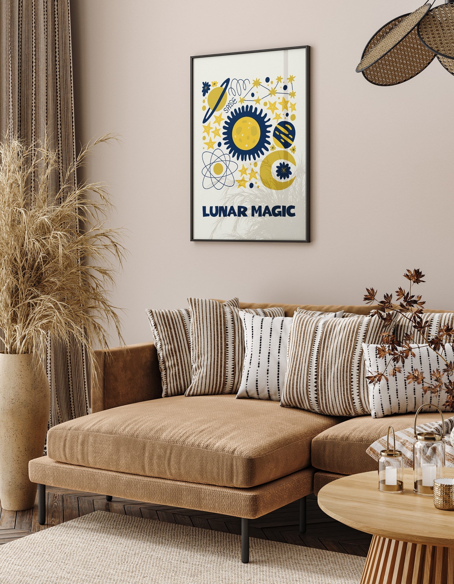 Uzay İllüstrasyonu N7-poster-Poster Depo