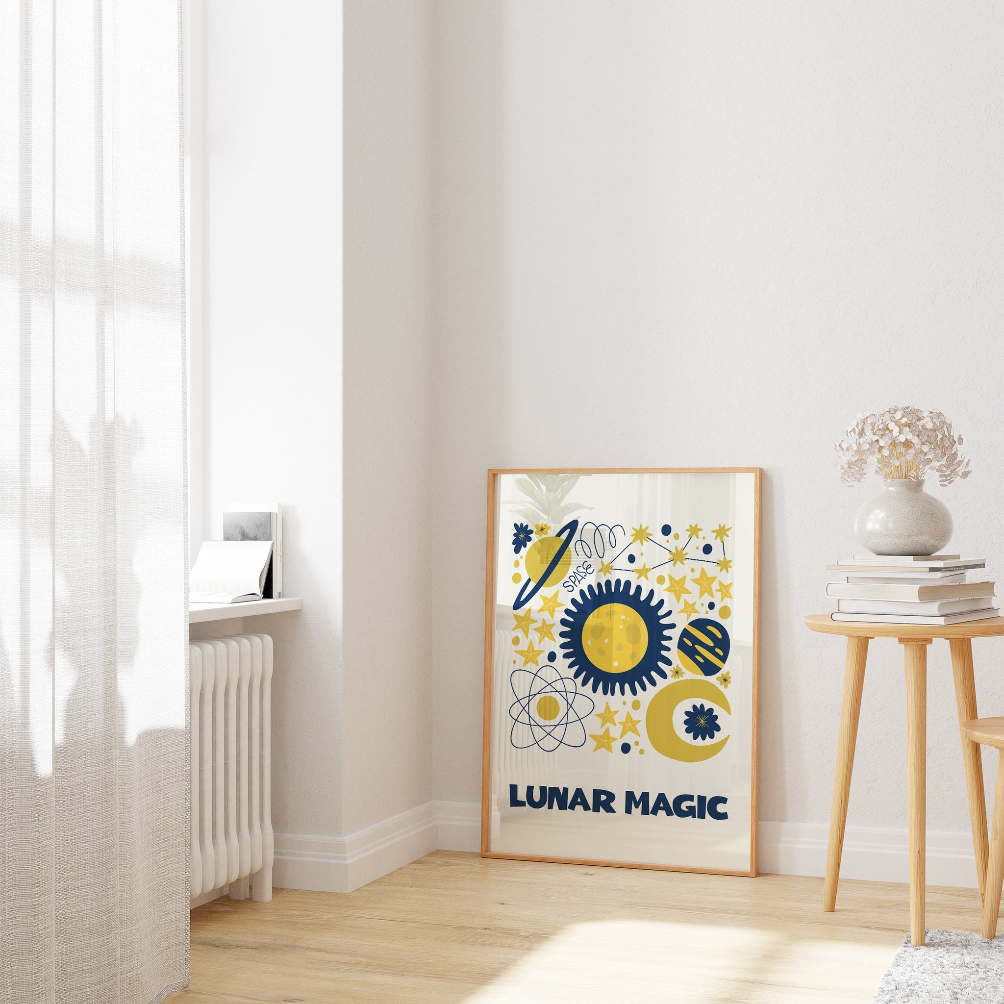 Uzay İllüstrasyonu N7-poster-Poster Depo