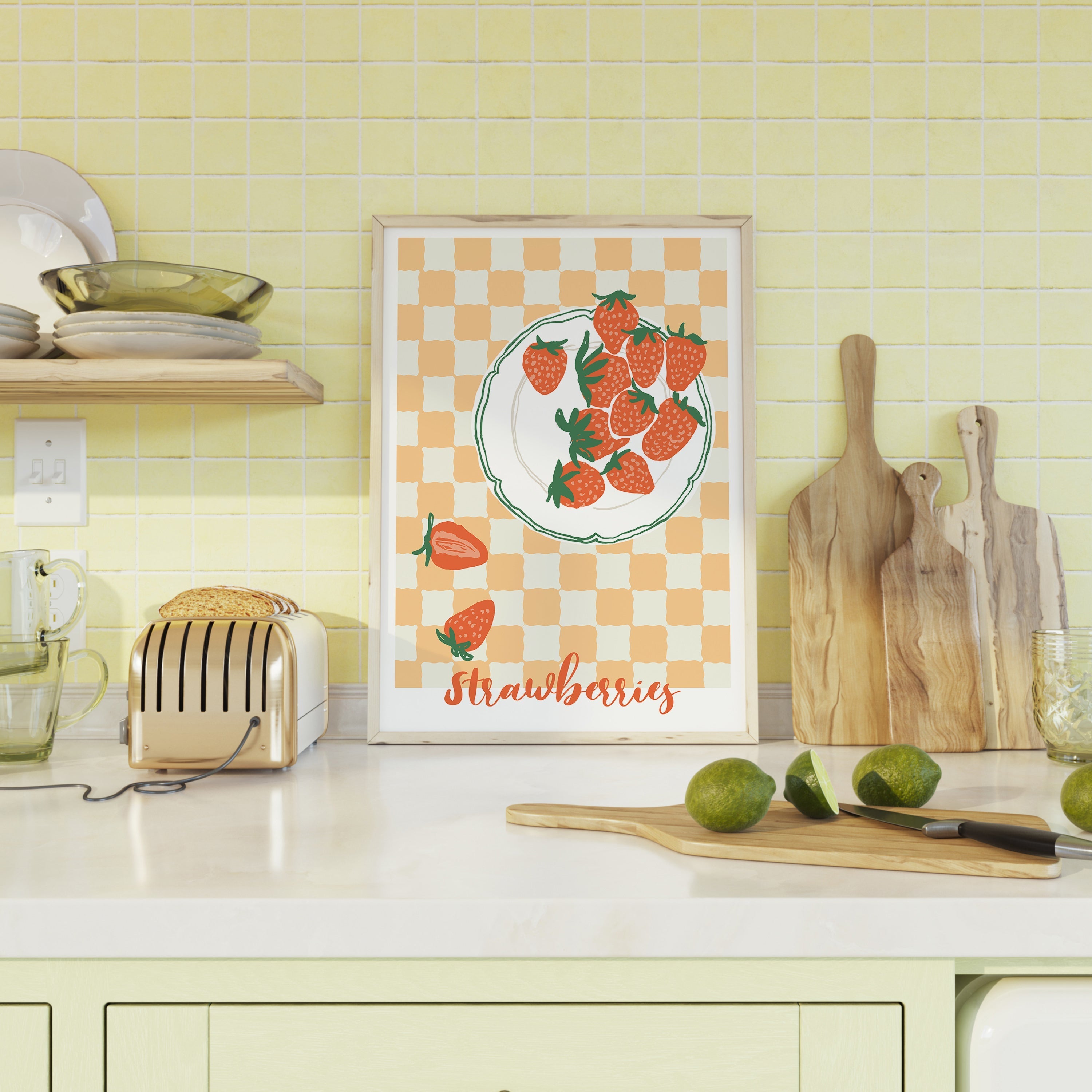 Çilek - Gıda-poster-Poster Depo