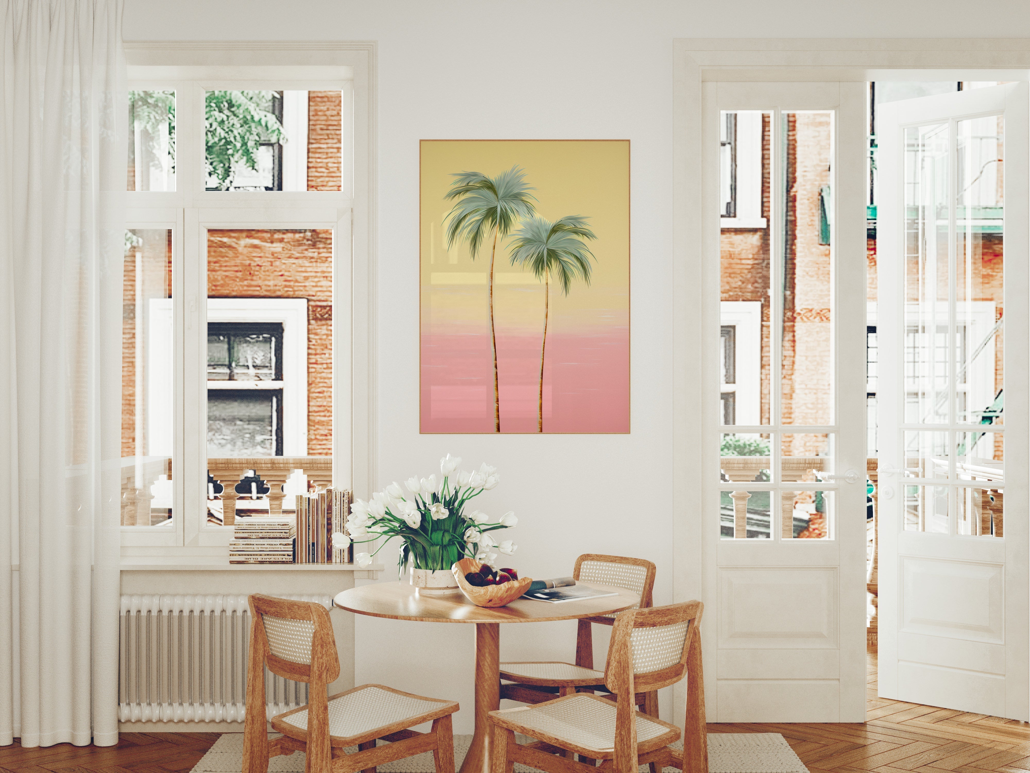 Yaz Palmiye Ağacı-poster-Poster Depo