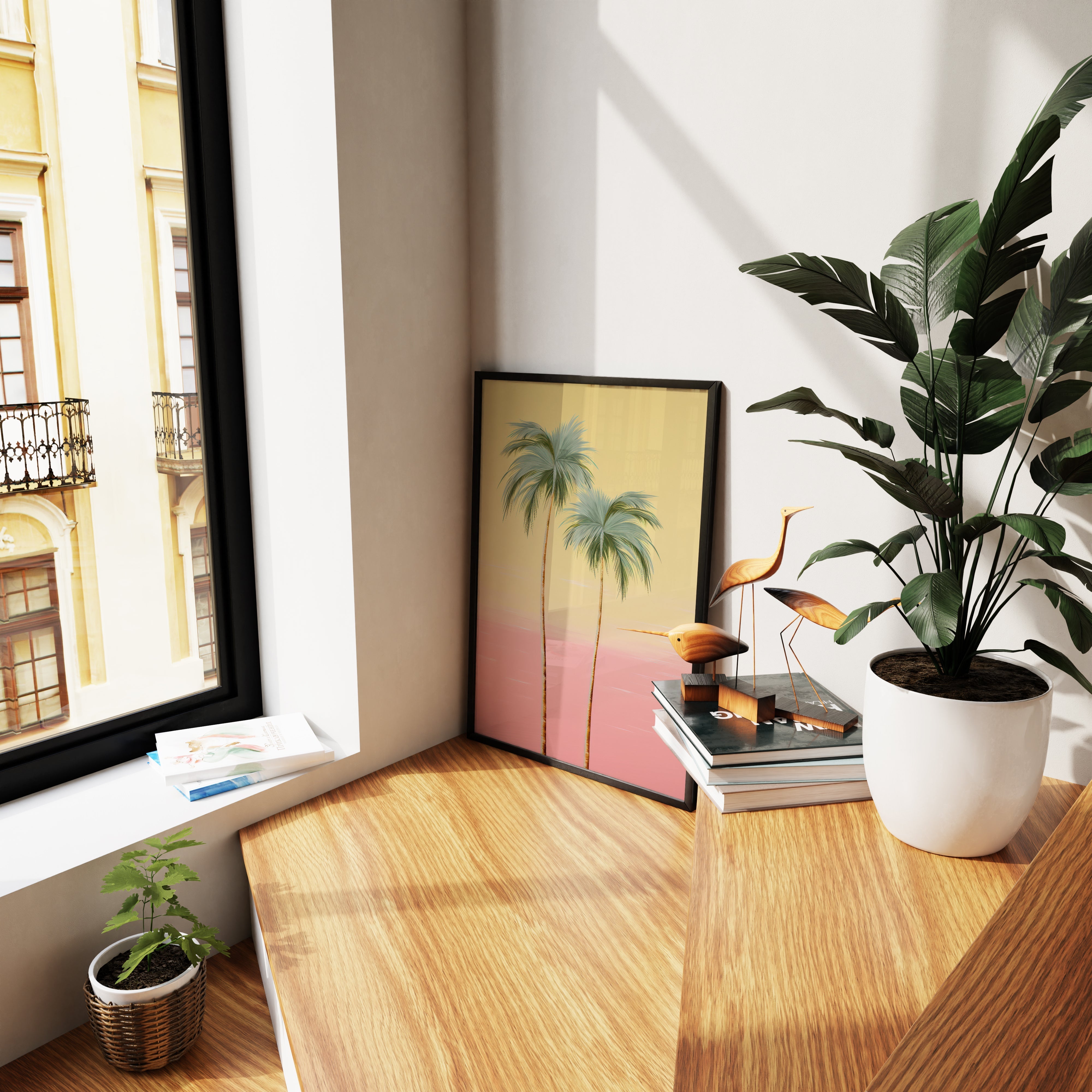 Yaz Palmiye Ağacı-poster-Poster Depo