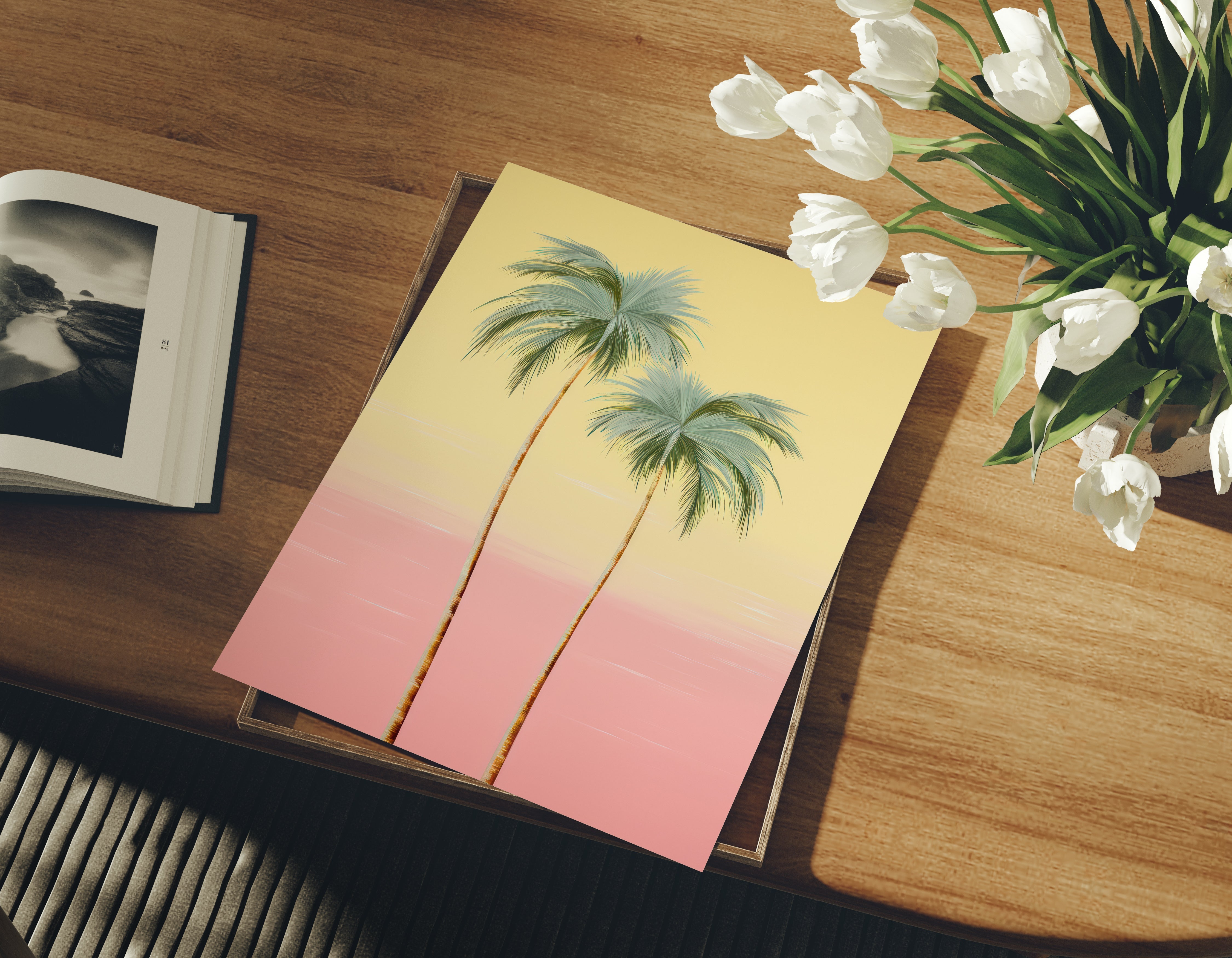 Yaz Palmiye Ağacı-poster-Poster Depo