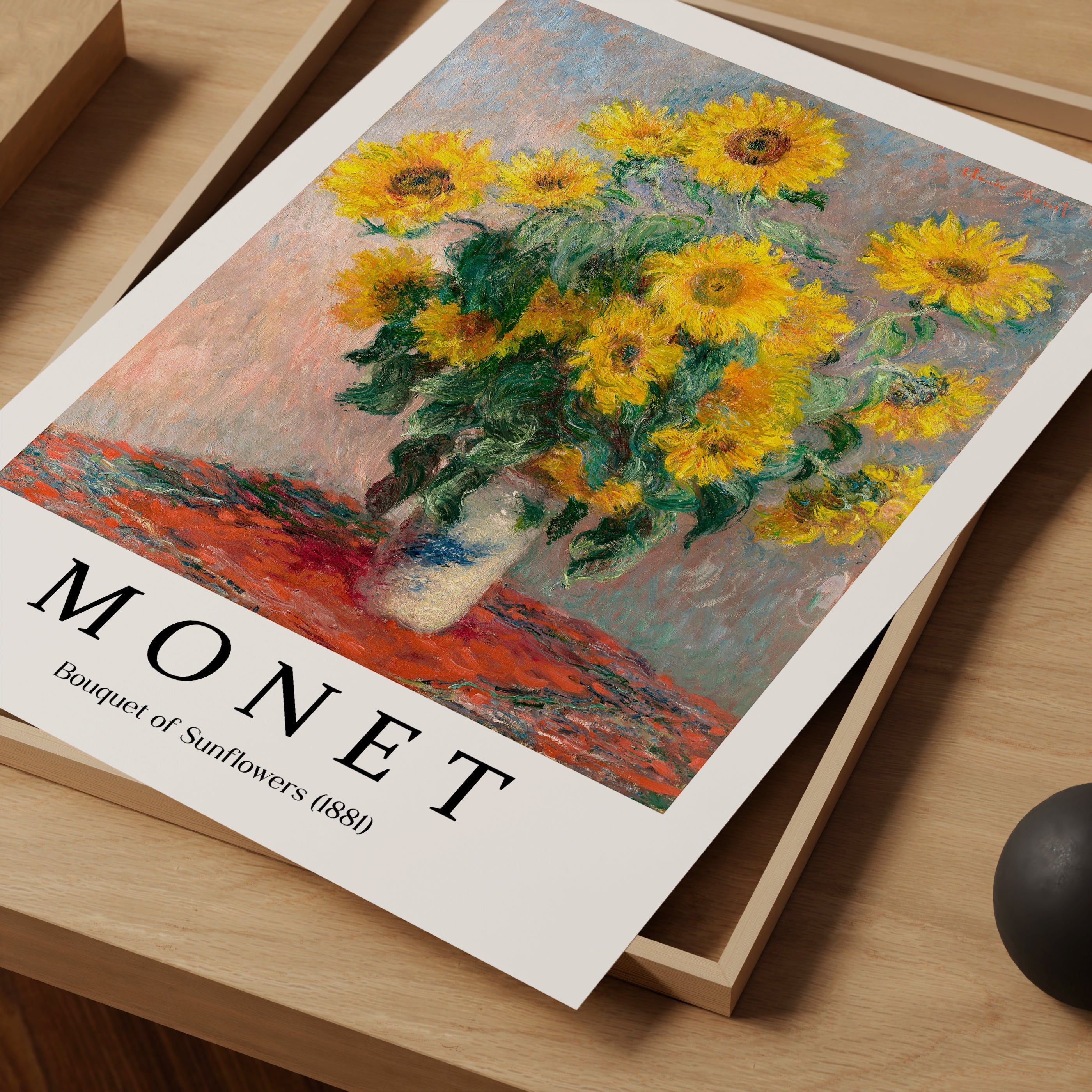 Ayçiçekleri natürmort tablosu (1881)-poster-Poster Depo