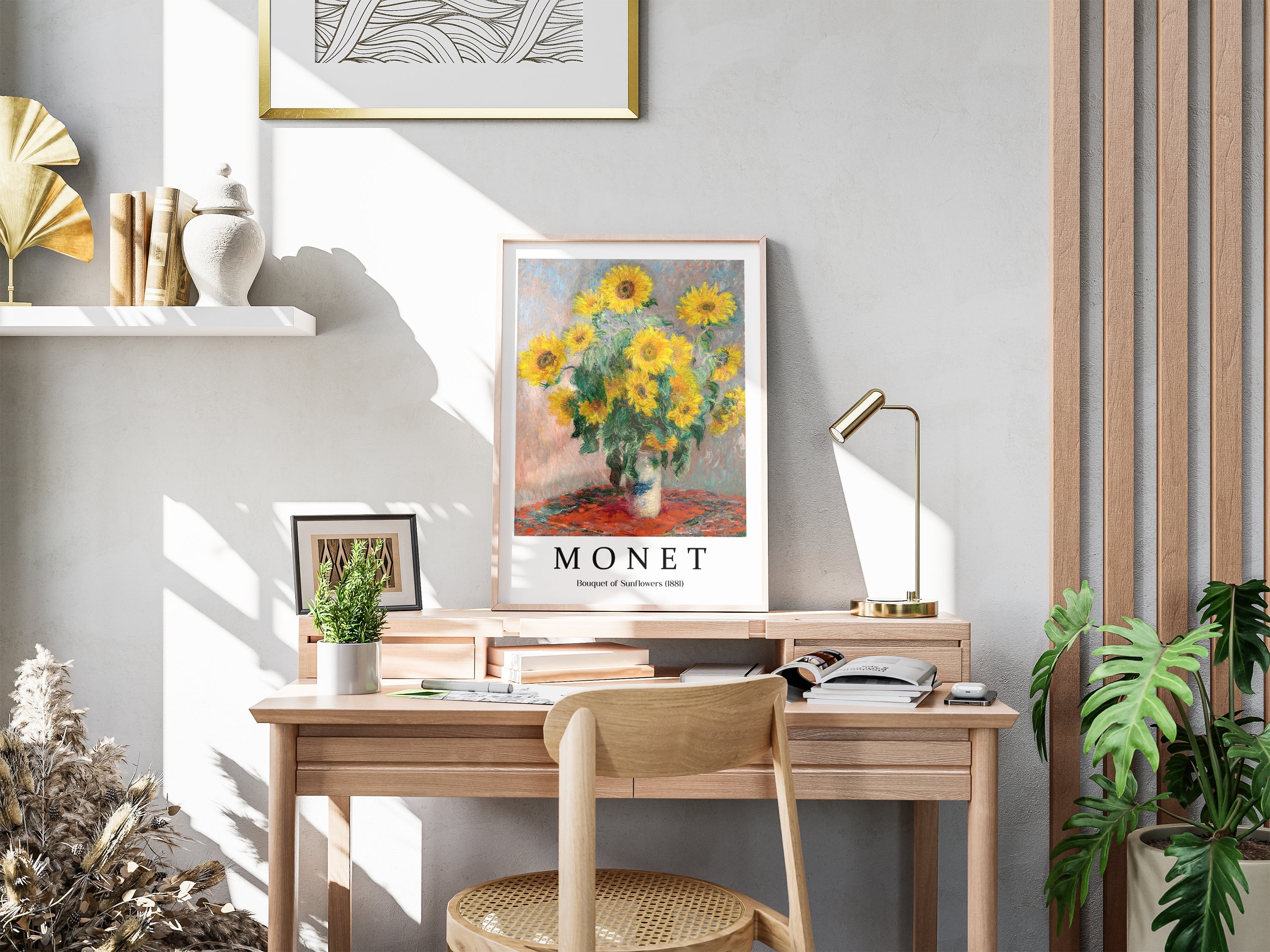 Ayçiçekleri natürmort tablosu (1881)-poster-Poster Depo