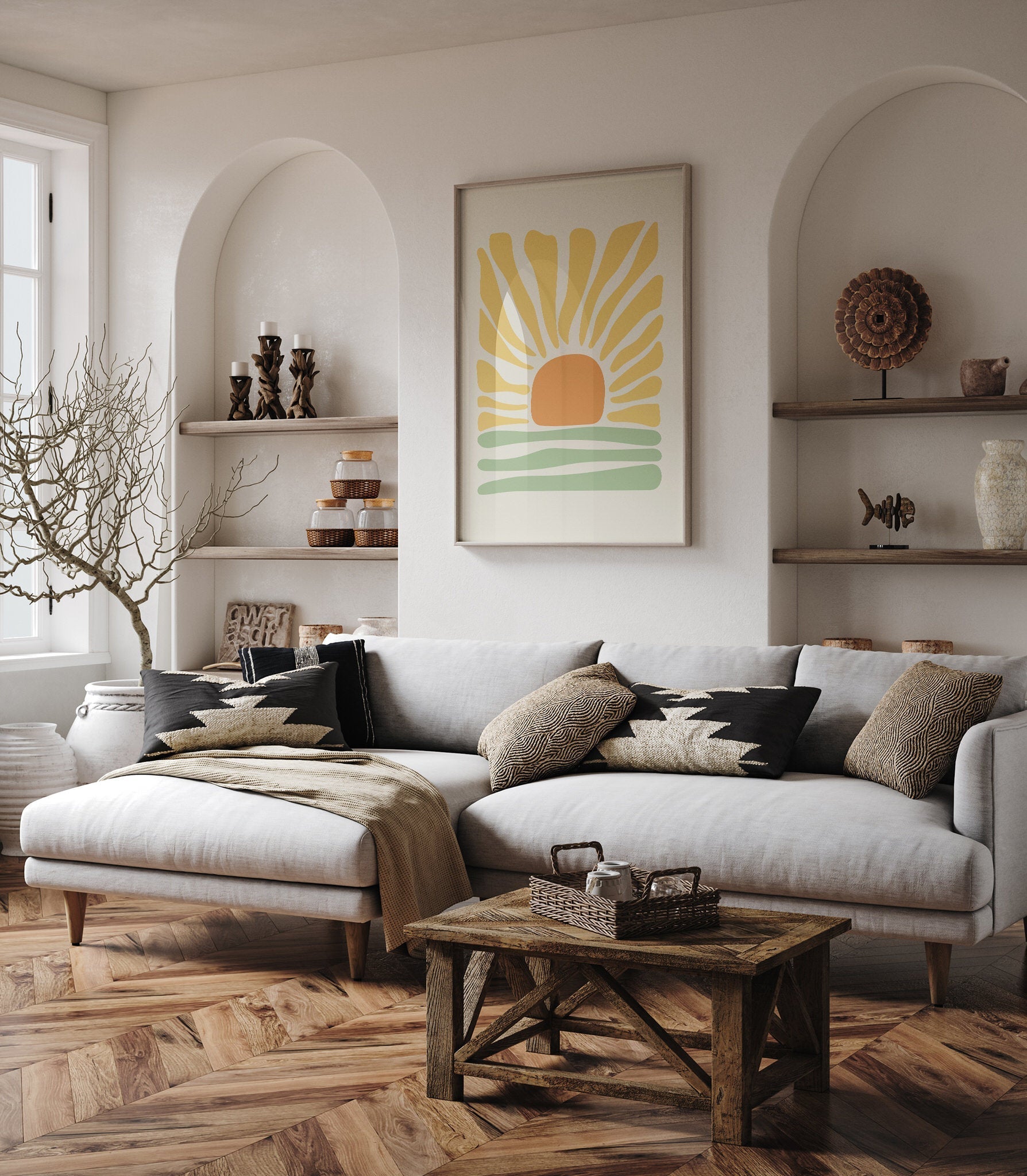 Güneşli Flares-poster-Poster Depo