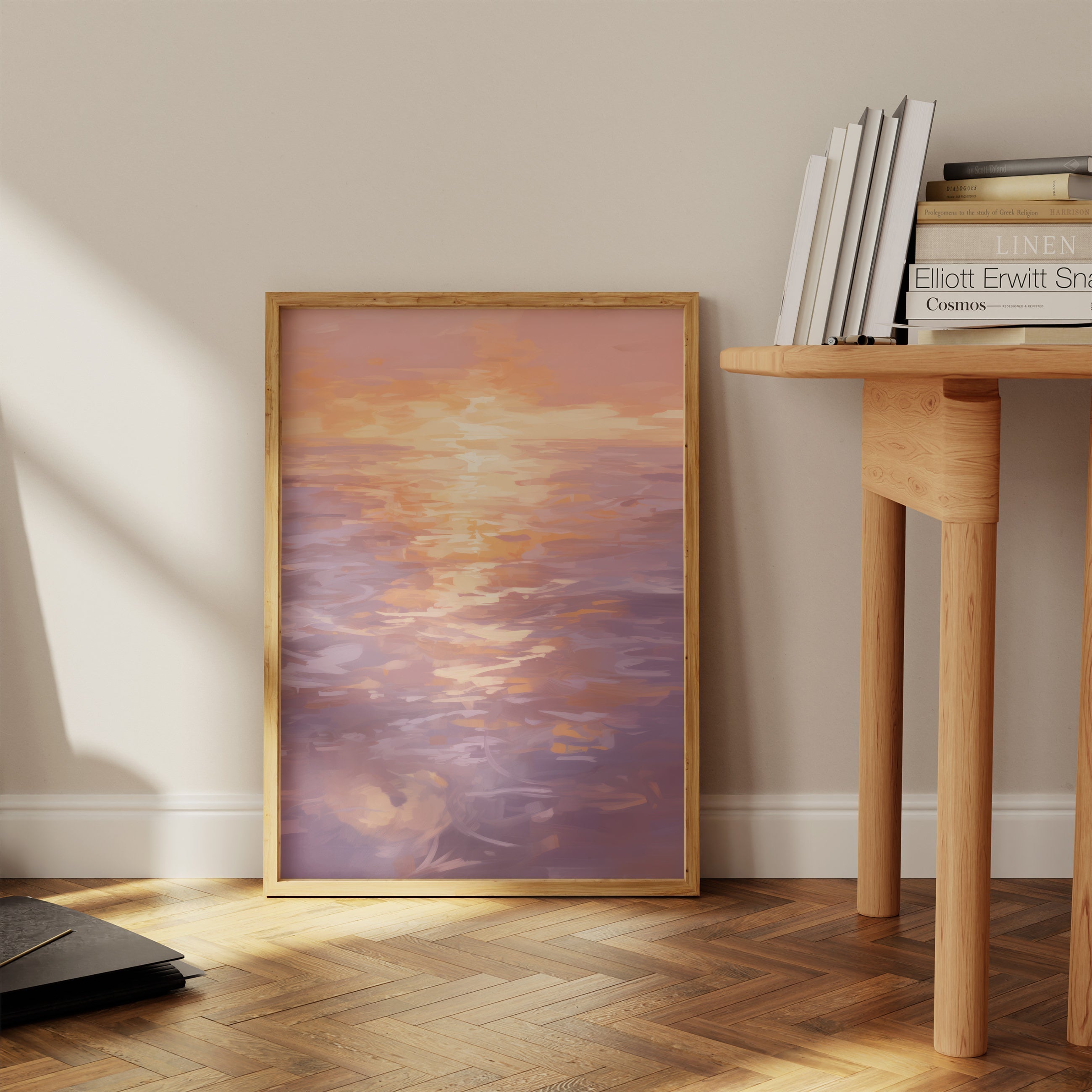 Denizin Üzerinde Gün Batımı-poster-Poster Depo