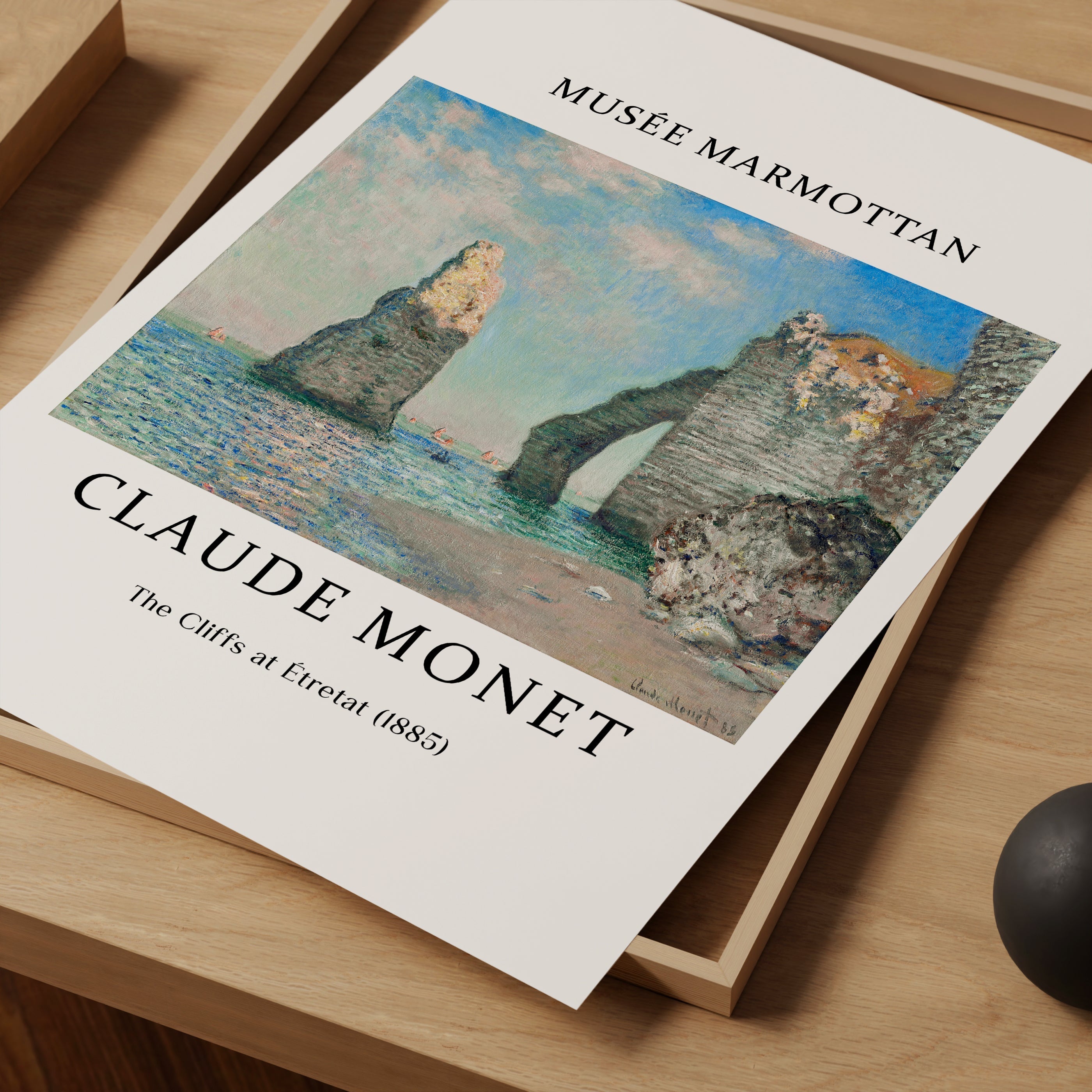 Étretat Kayalıkları (1885)-poster-Poster Depo