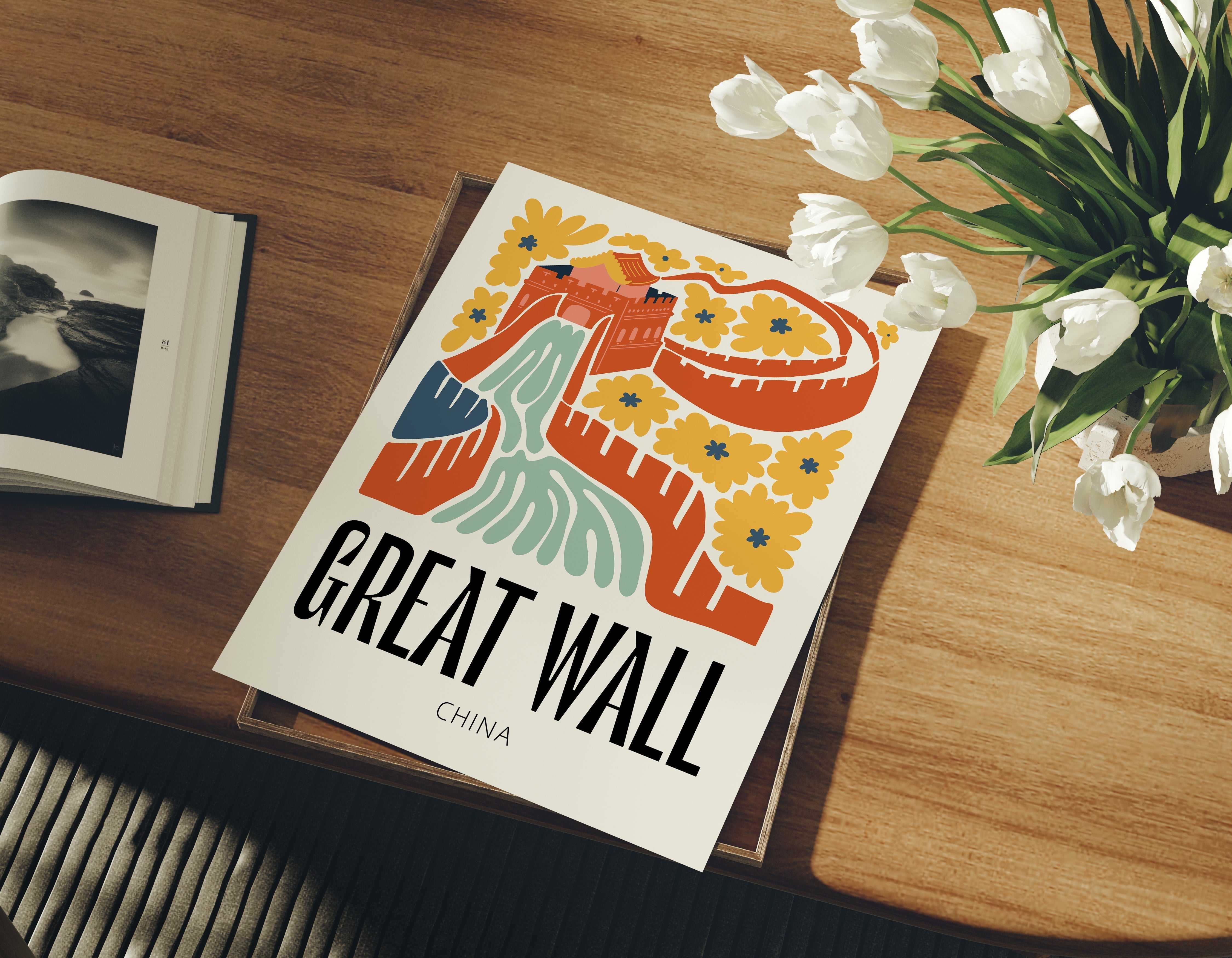 Çin Seddi - Çin-poster-Poster Depo